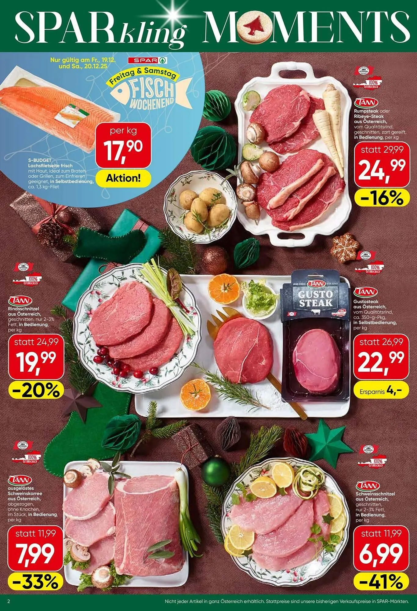 Eurospar Flugblatt von 18. Dezember bis 31. Dezember 2025 - Flugblätt seite  2