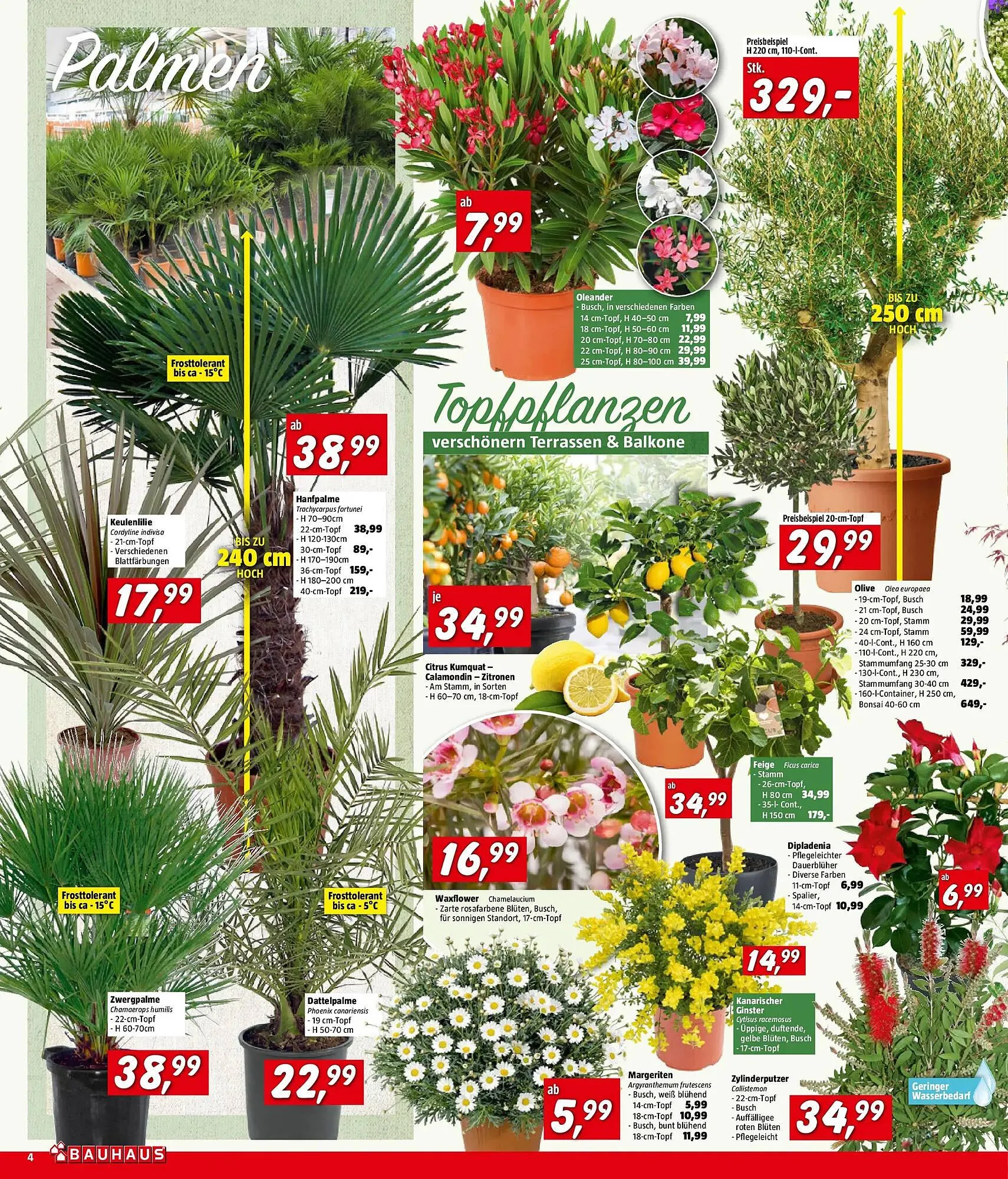 Bauhaus Flugblatt von 1. April bis 21. April 2026 - Flugblätt seite  4