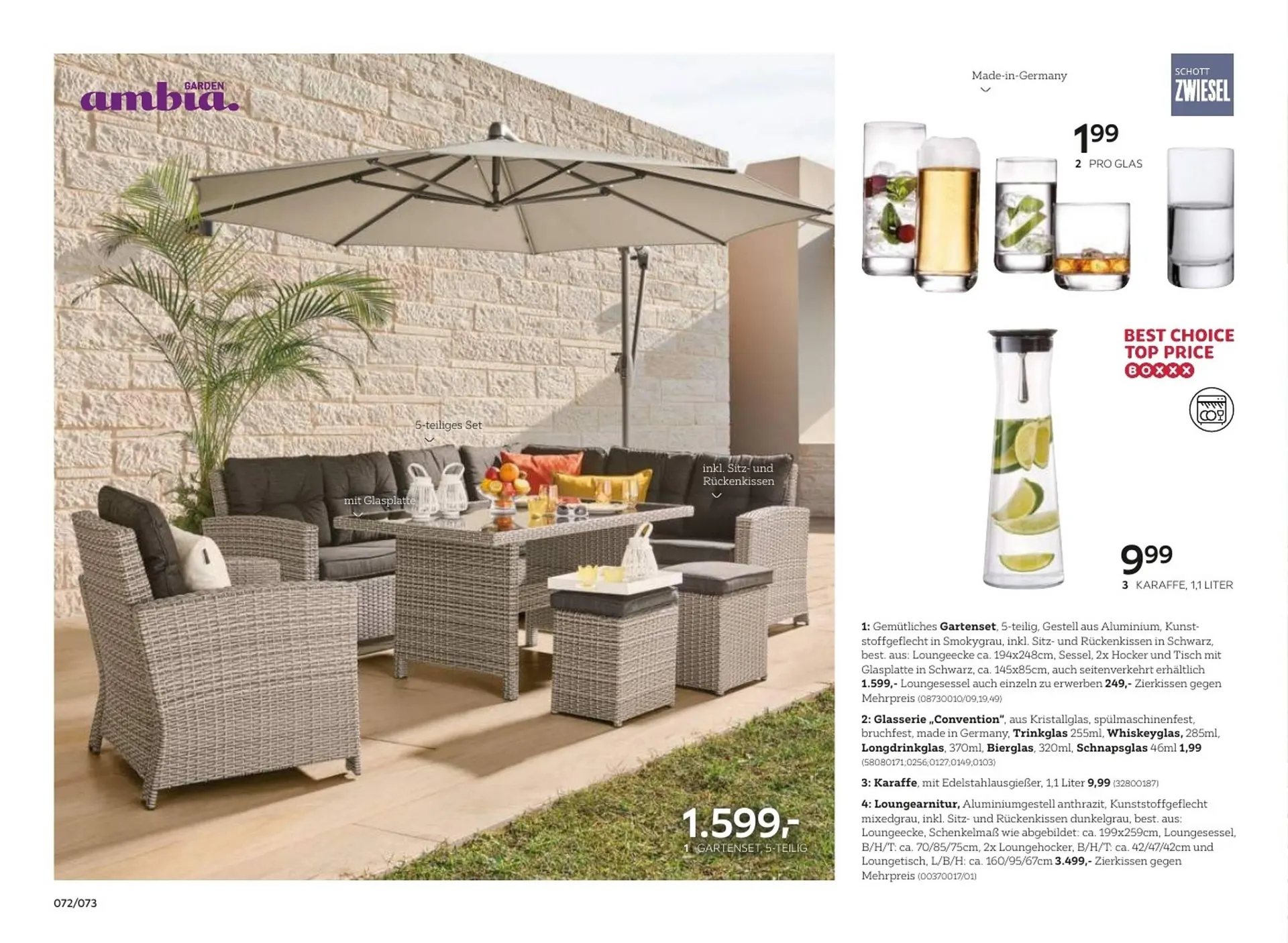 XXXLutz Flugblatt von 1. Juni bis 30. Dezember 2023 - Flugblätt seite  72