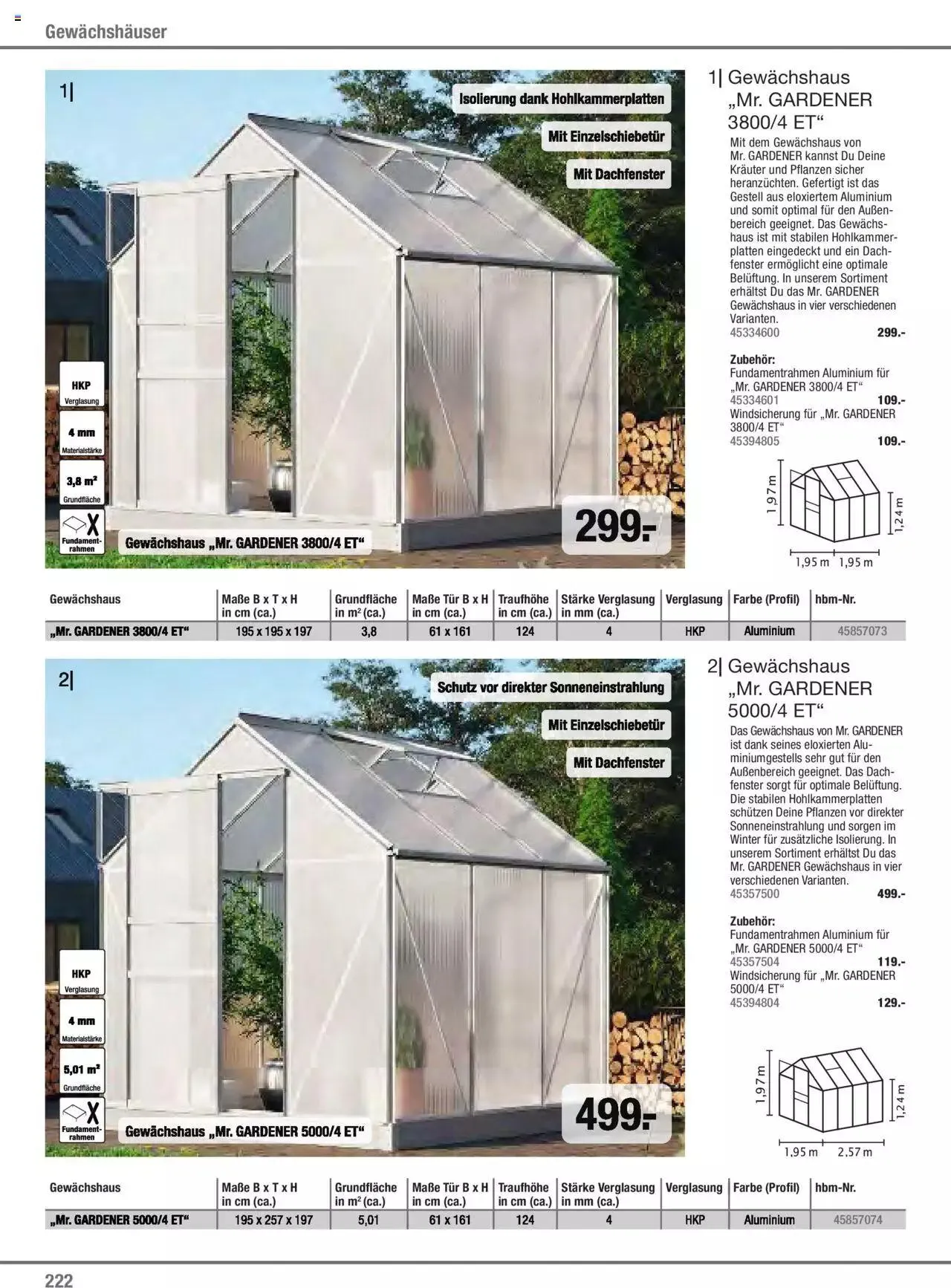 Hagebau Gartenjahr 2023 von 7. März bis 31. Dezember 2023 - Flugblätt seite  222