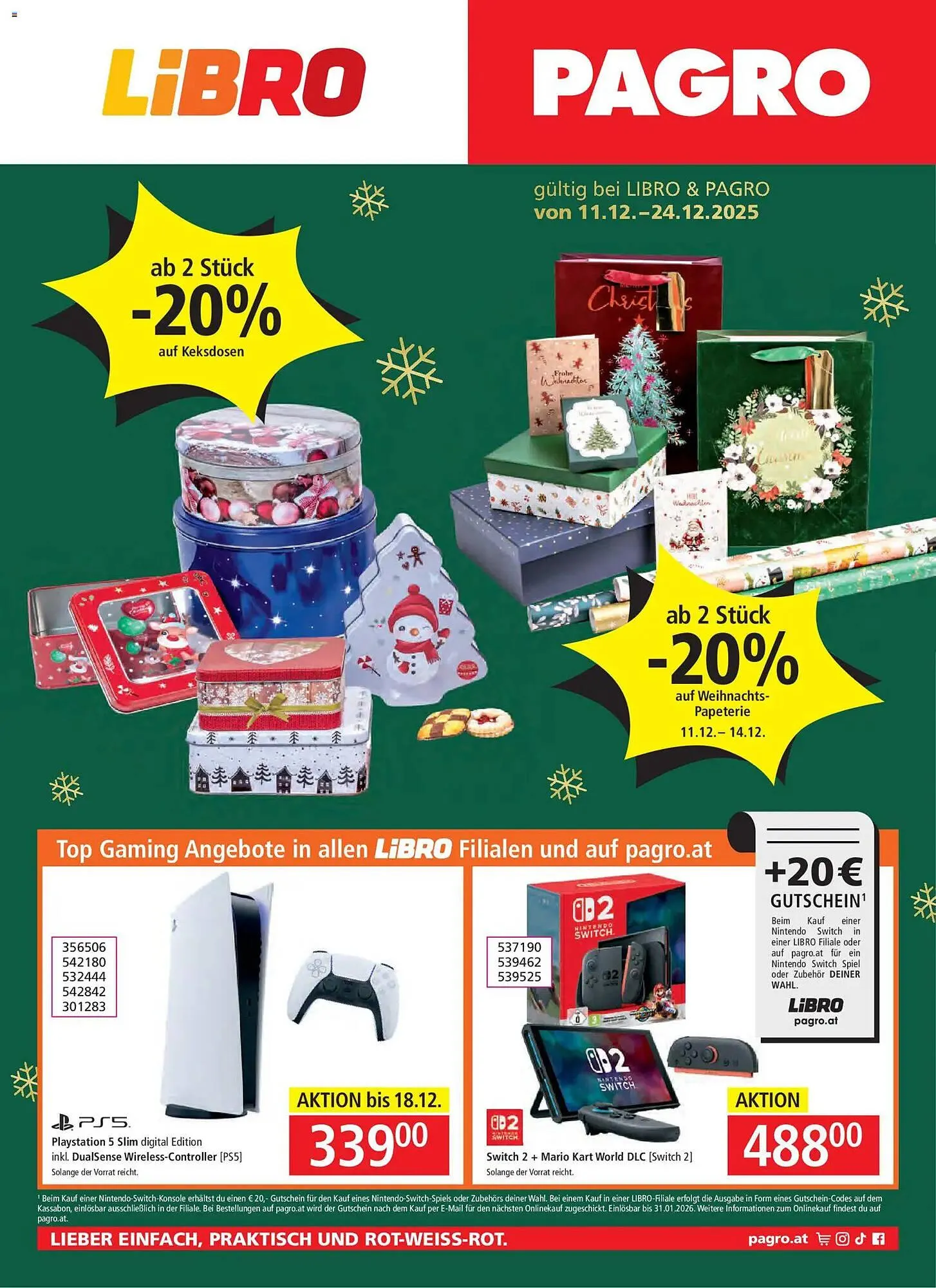 Libro Flugblatt von 11. Dezember bis 24. Dezember 2025 - Flugblätt seite 1
