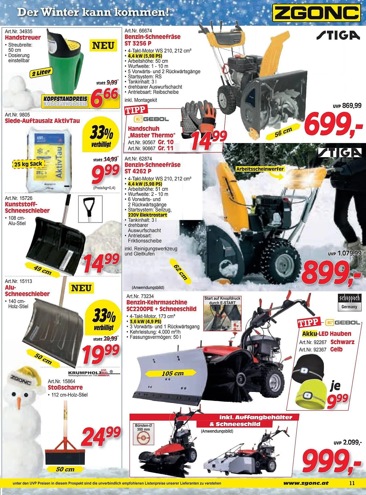 Zgonc Flugblatt von 15. Dezember bis 31. Dezember 2025 - Flugblätt seite  11