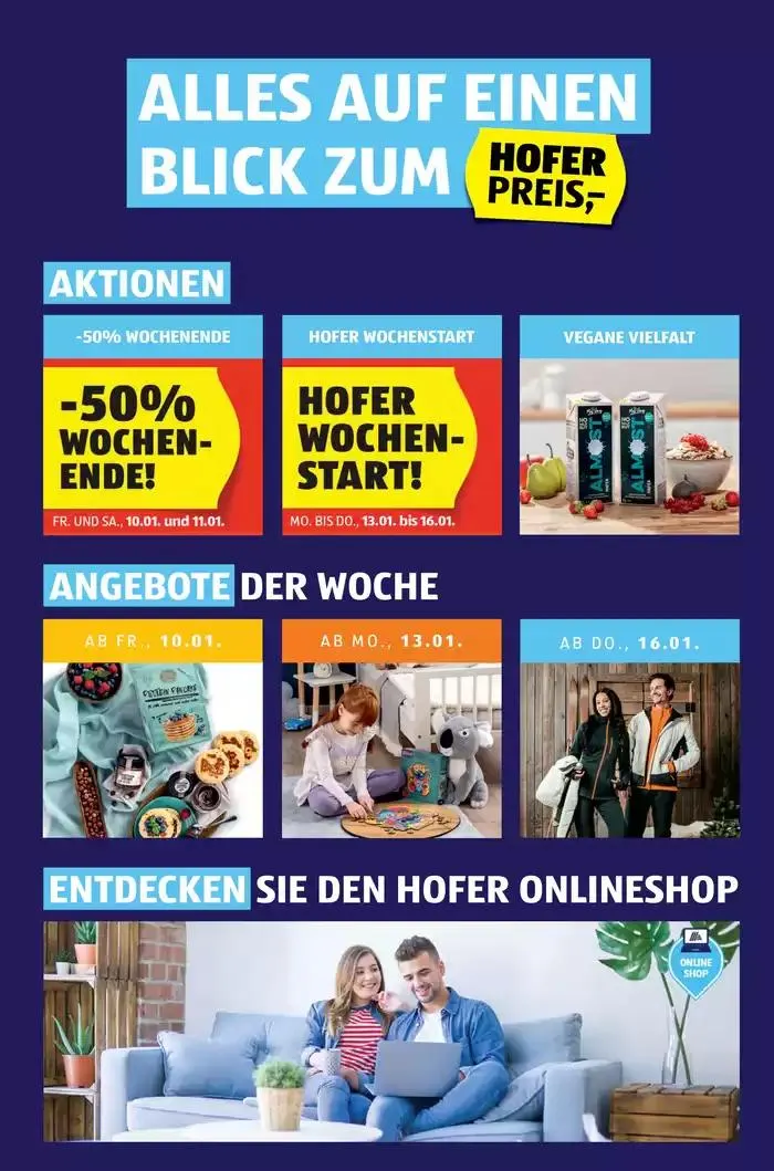 Blättern Sie online im HOFER Flugblatt von 8. Jänner bis 15. Jänner 2025 - Flugblätt seite 2