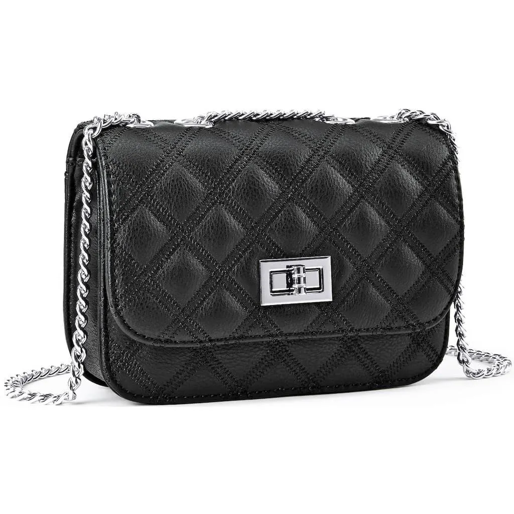 LASCANA Umhängetasche »Minibag, Schultertasche, Henkeltasche, Crossbody Bag« Handtasche Damen zum Umhängen, mit Kettenhenkel, VEGAN