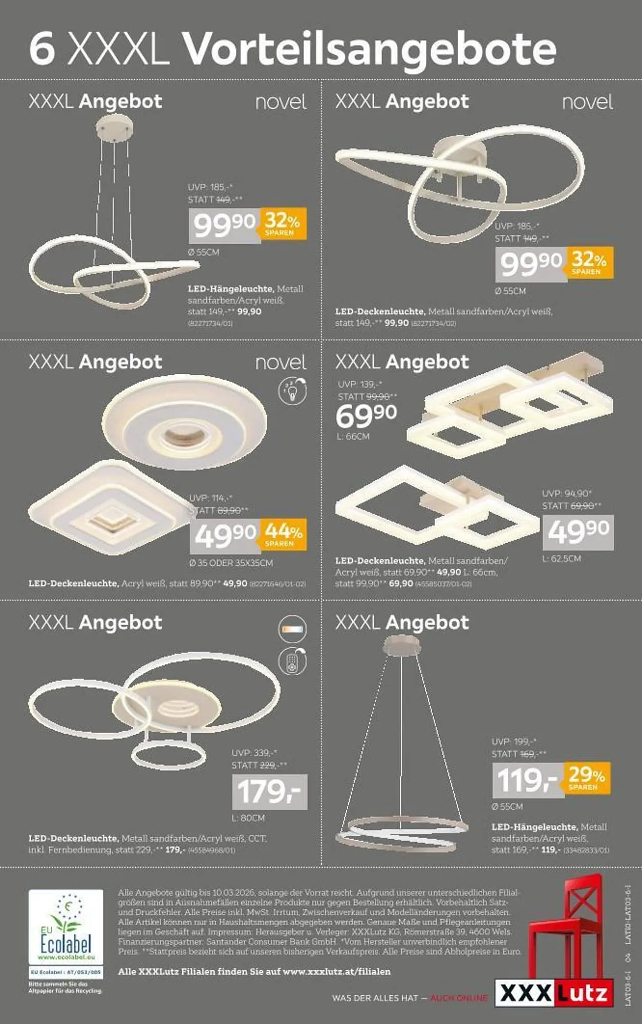 XXXLutz Prospekt von 24. Februar bis 10. März 2026 - Flugblätt seite  4