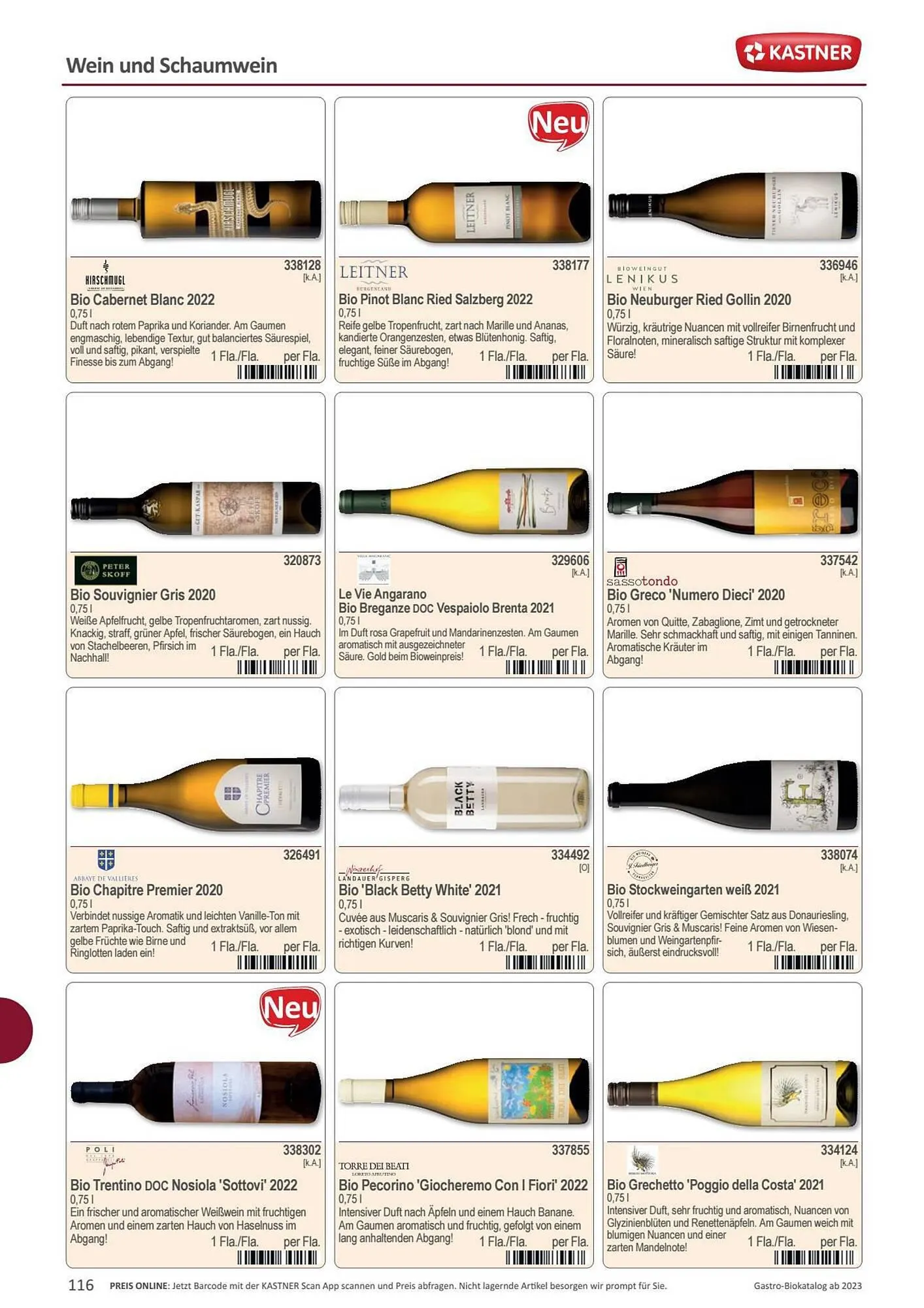 Kastner Flugblatt von 15. September bis 30. Dezember 2023 - Flugblätt seite 118