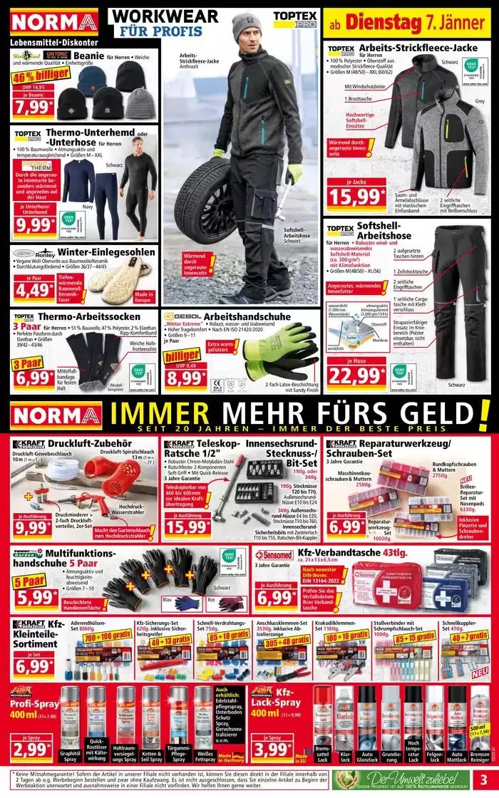 Exklusive Schnäppchen von 7. Jänner bis 11. Jänner 2025 - Flugblätt seite  3