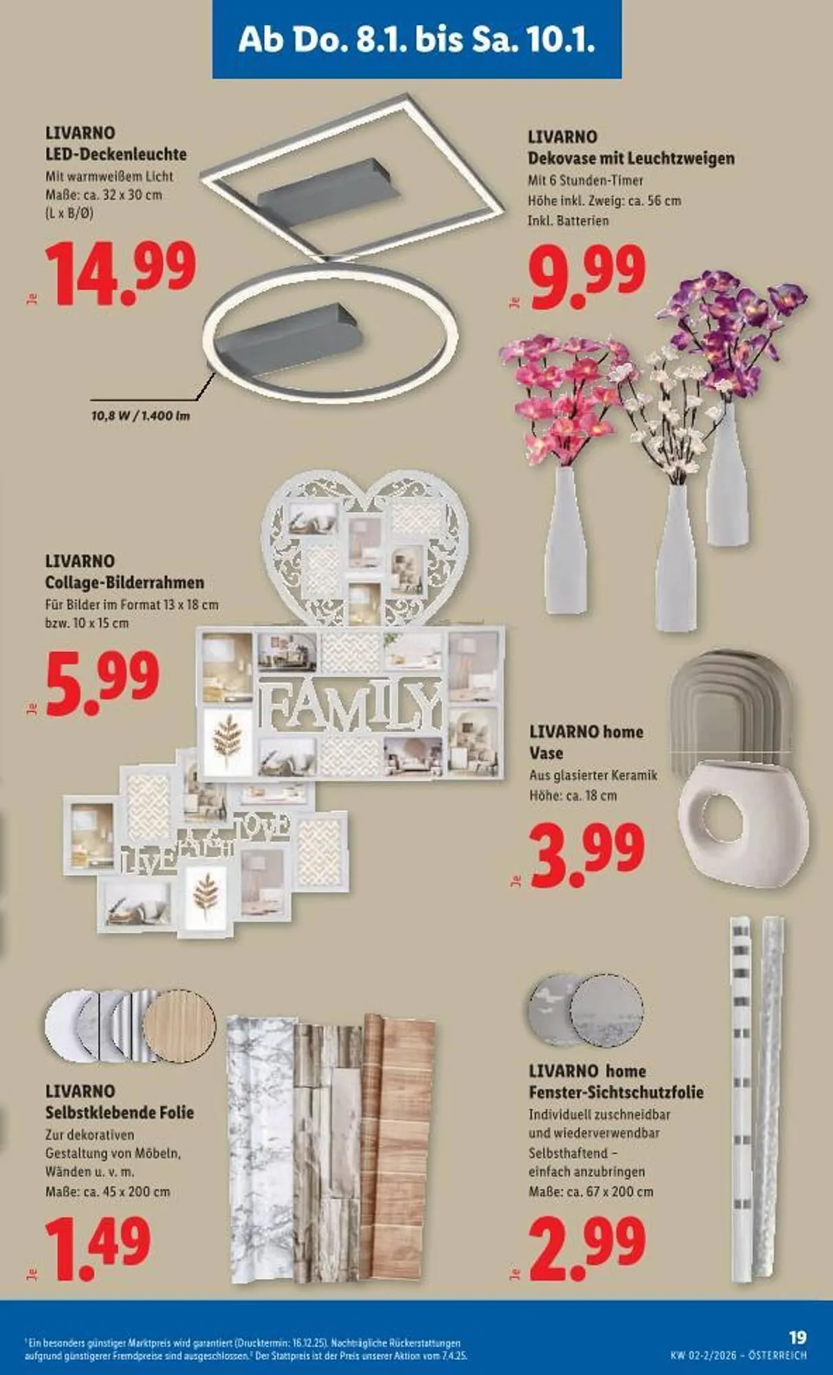 Lidl Flugblatt von 8. Jänner bis 14. Jänner 2026 - Flugblätt seite  22