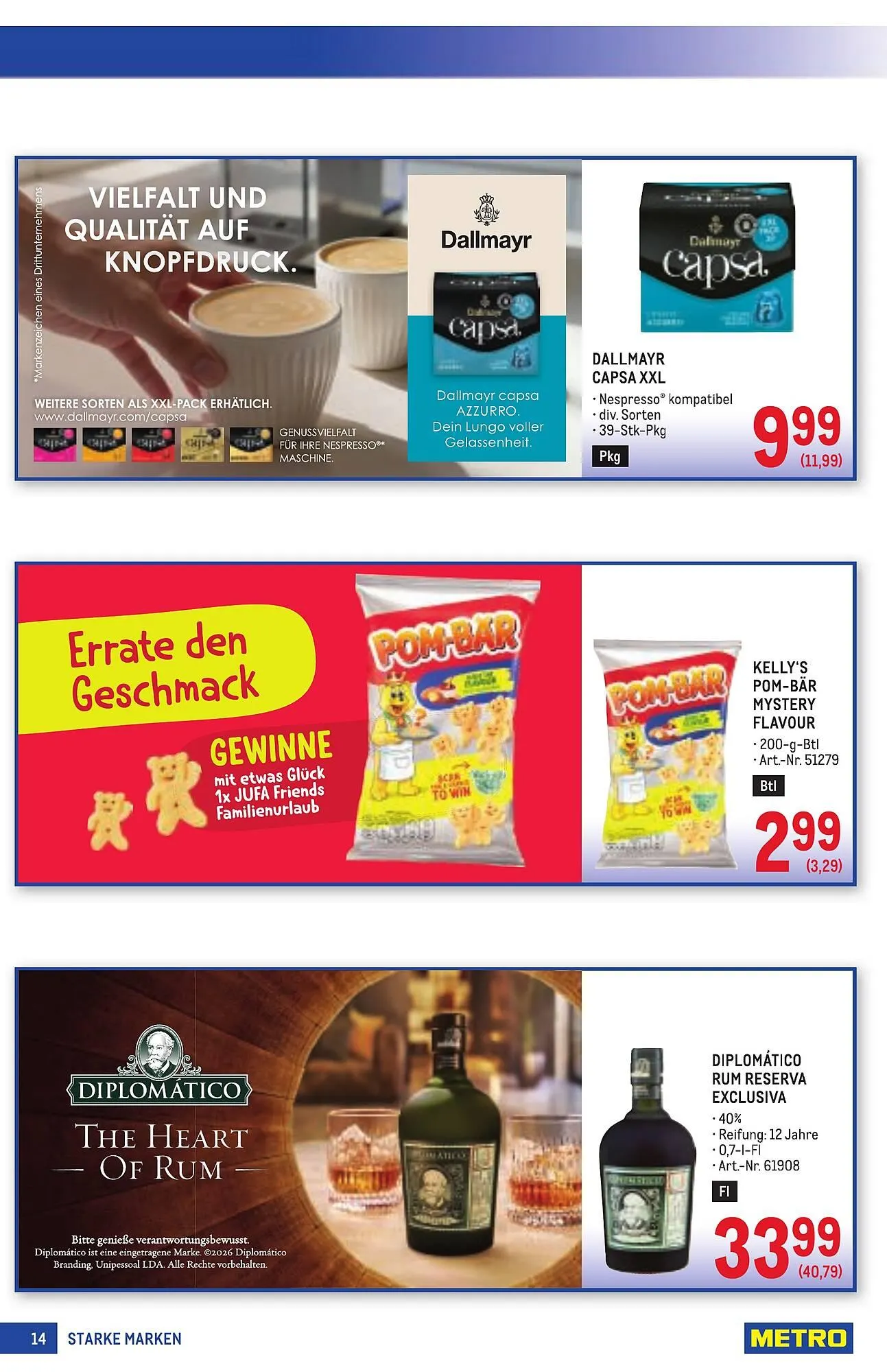 Metro Flugblatt von 16. April bis 29. April 2026 - Flugblätt seite  14