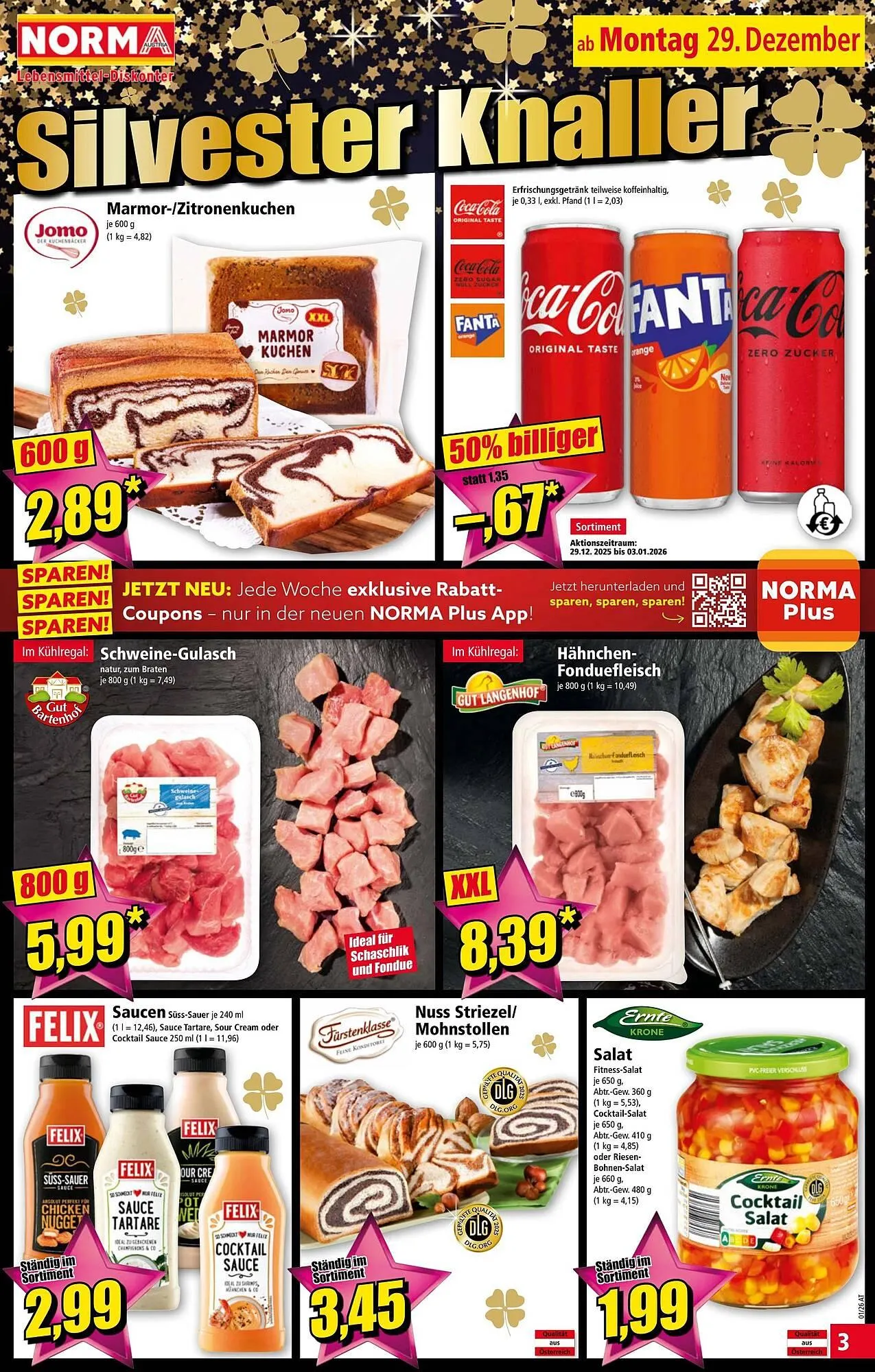Norma Prospekt von 29. Dezember bis 4. Jänner 2026 - Flugblätt seite  3