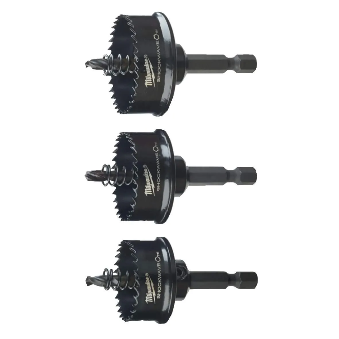 SHOCKWAVE Lochsägen-Set 3-tlg. 22 / 29/ 35 mm