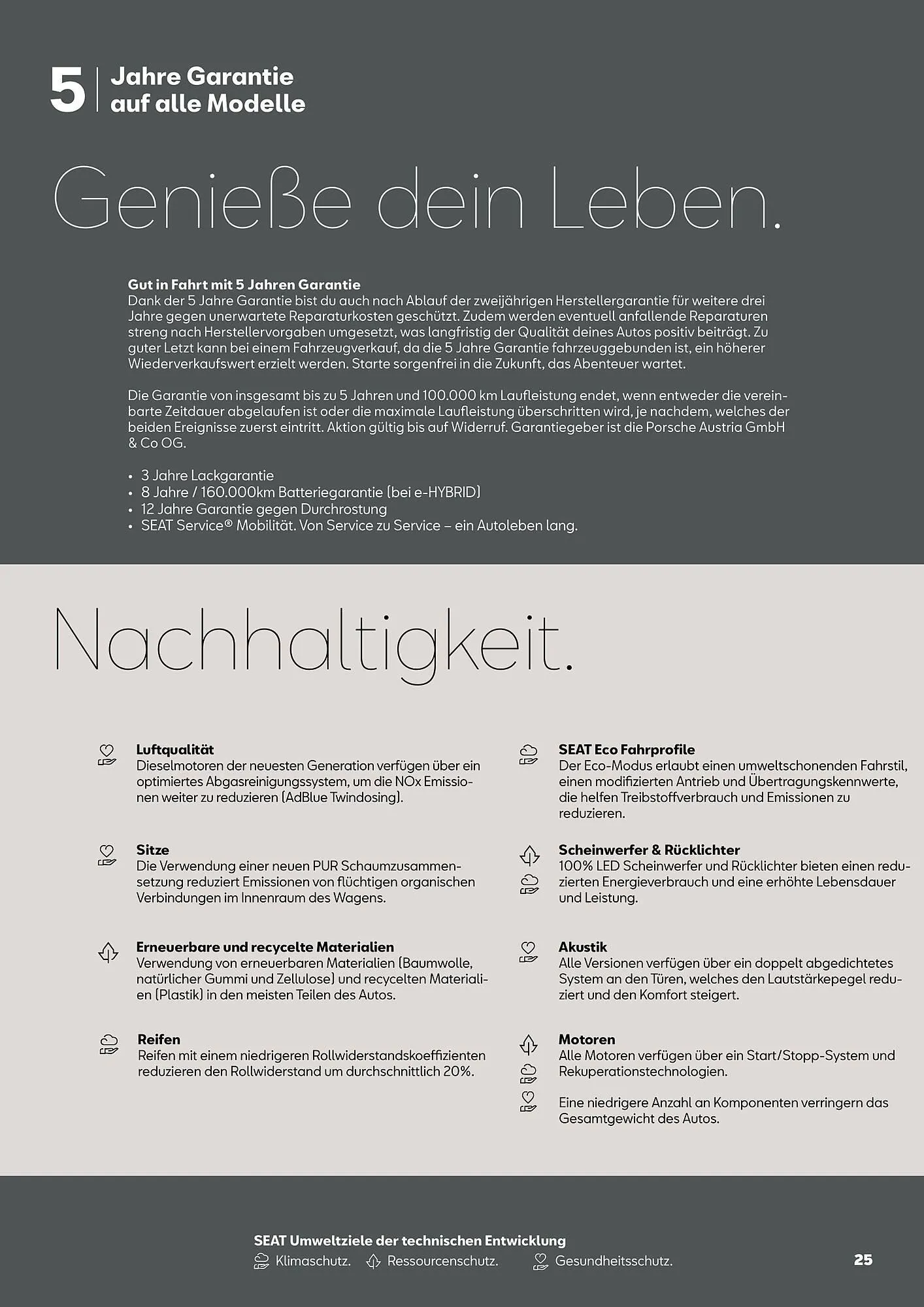 Seat Flugblatt von 1. Mai bis 27. Jänner 2026 - Flugblätt seite  25