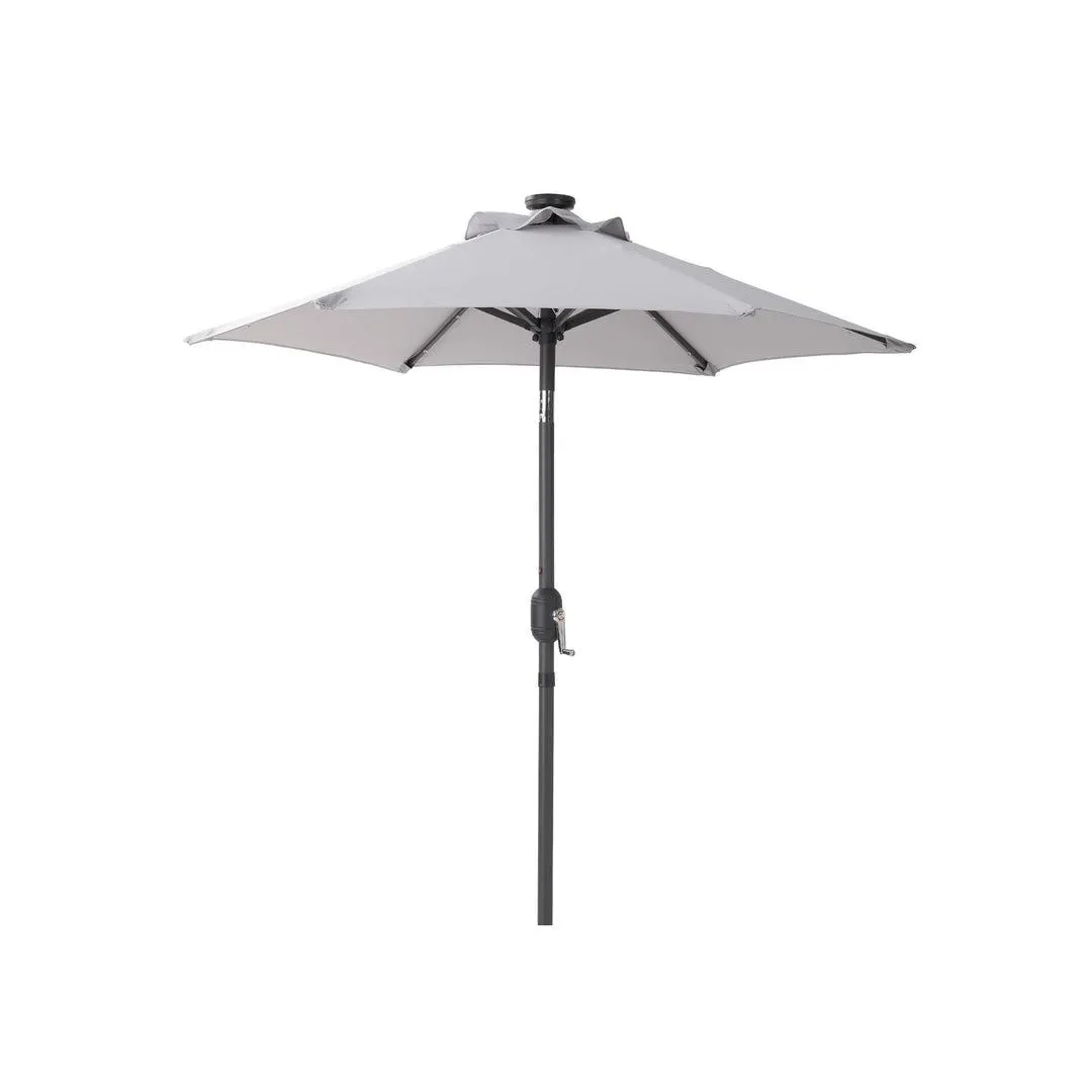 Sonnenschirm mit LED-Solar-Lichter Ø180cm