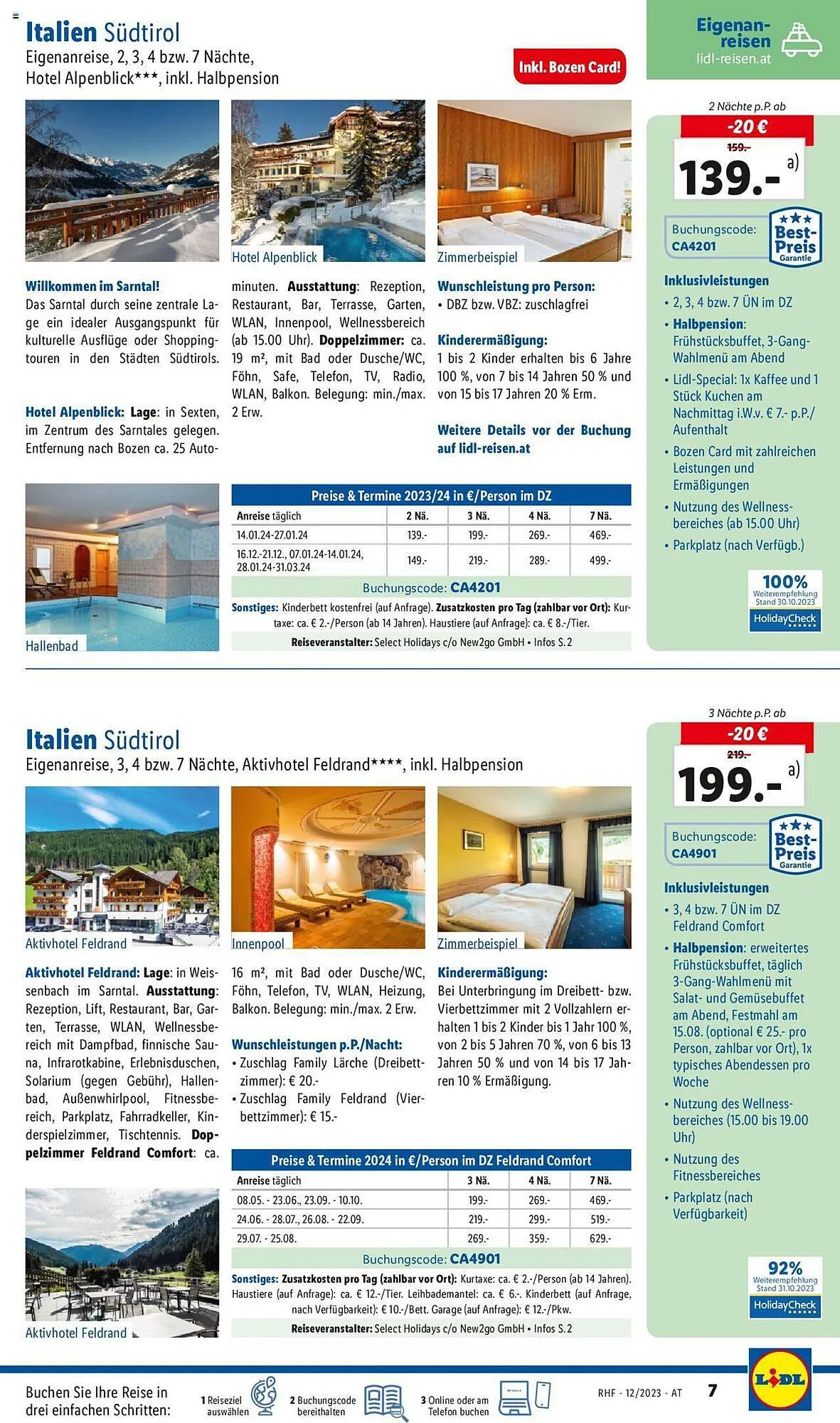 Lidl Flugblatt von 29. November bis 30. Dezember 2023 - Flugblätt seite 7