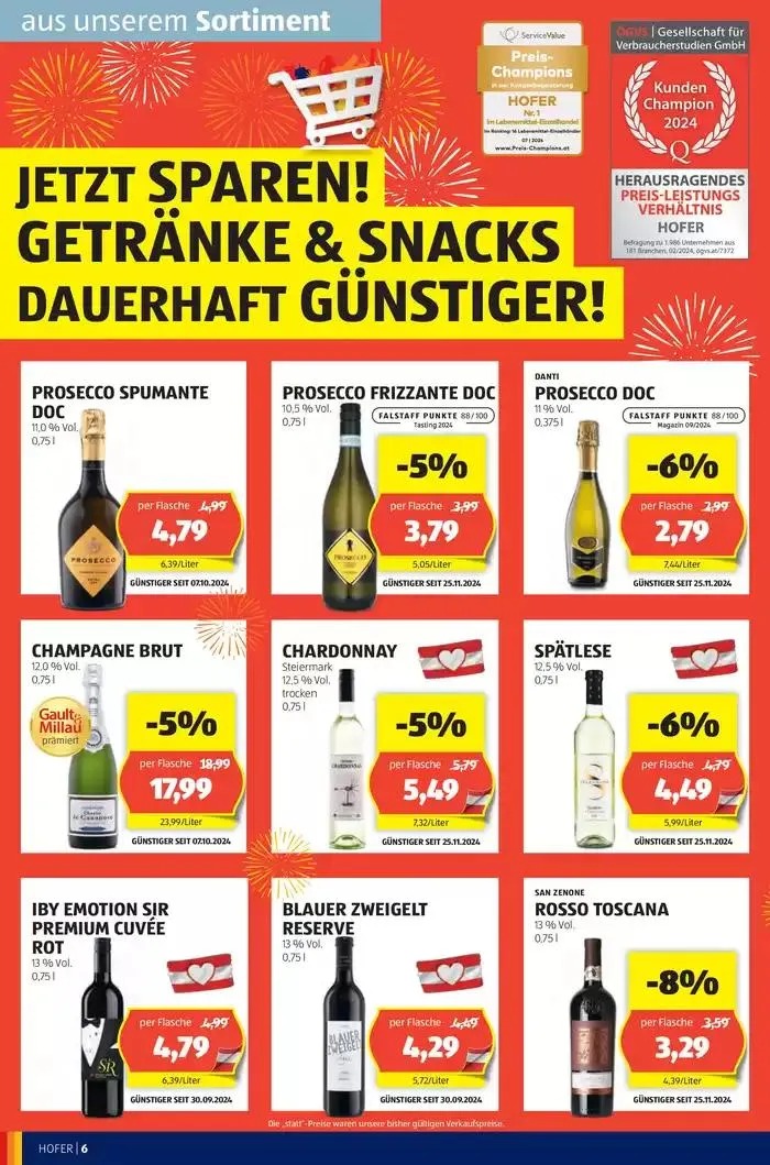 Blättern Sie online im HOFER Flugblatt von 24. Dezember bis 7. Jänner 2025 - Flugblätt seite 8