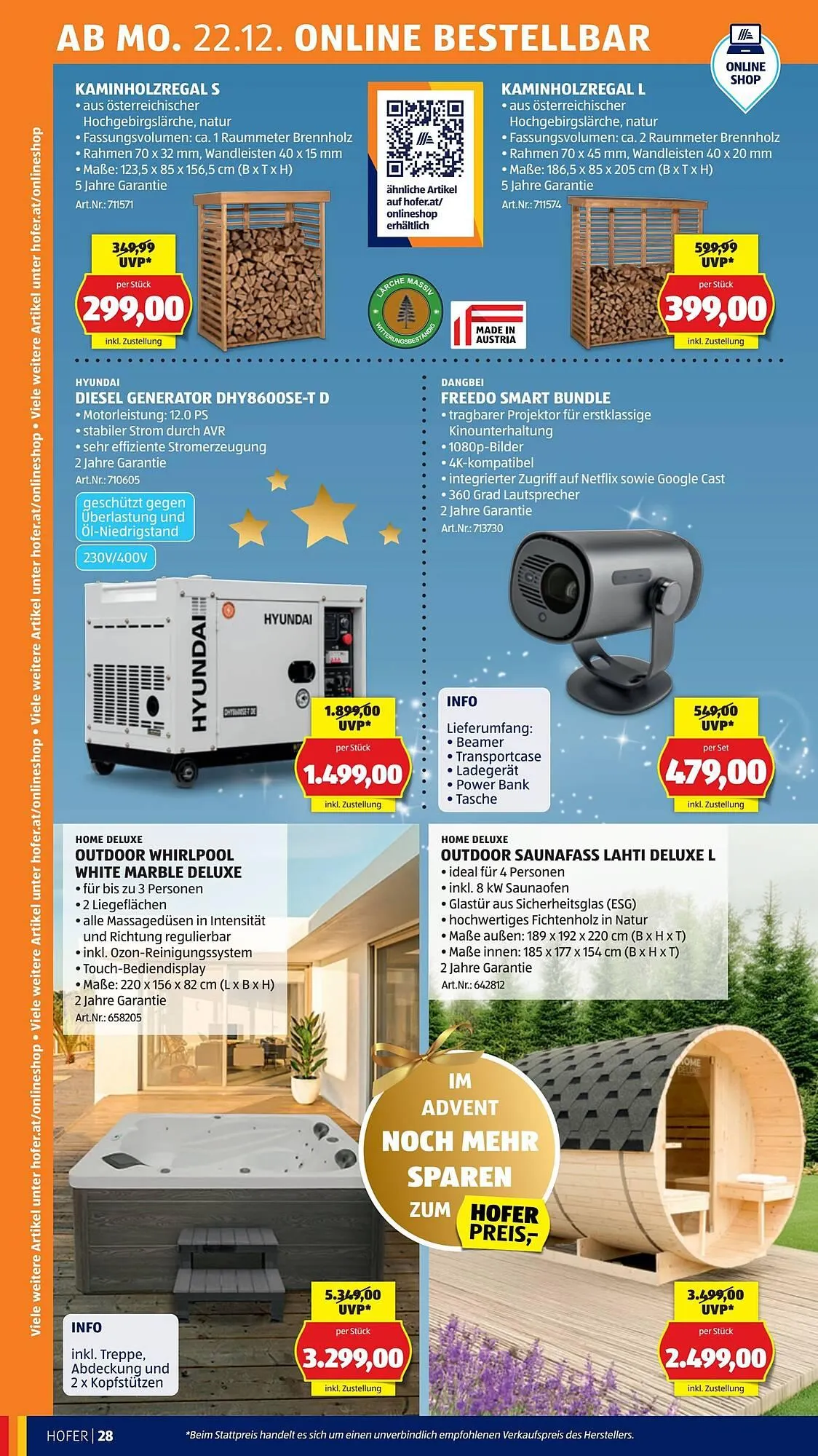 Hofer Flugblatt von 19. Dezember bis 25. Dezember 2025 - Flugblätt seite  36