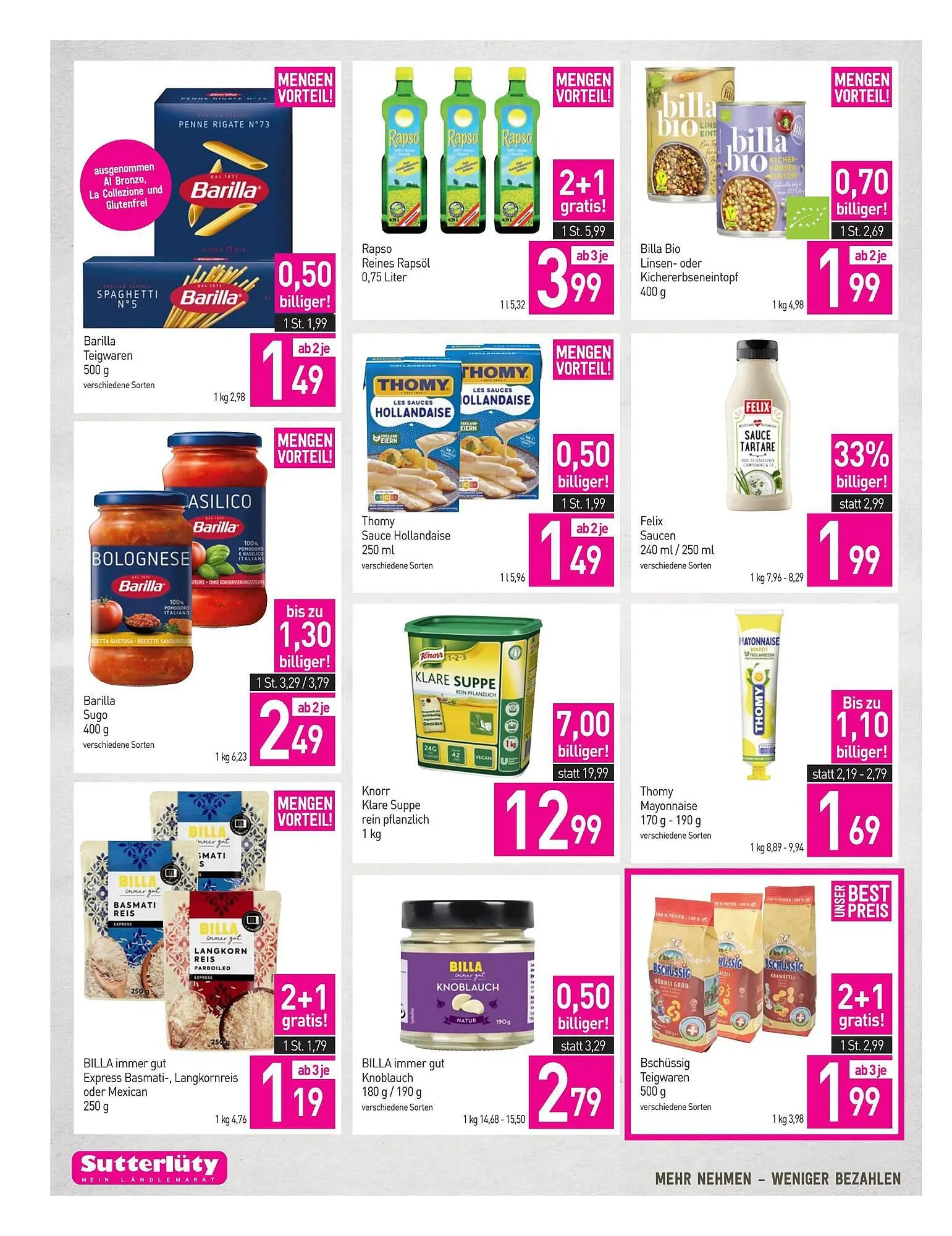 Sutterlüty Flugblatt von 5. März bis 10. März 2026 - Flugblätt seite 20