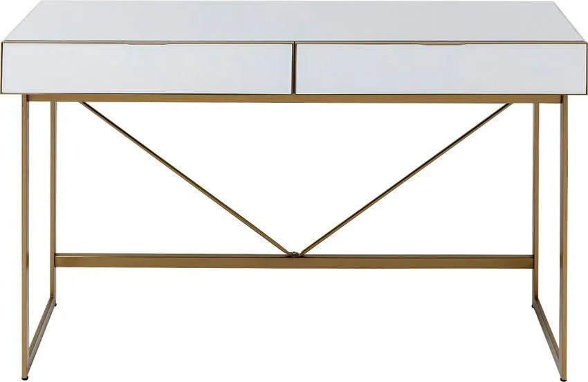 Schreibtisch Soran Gold 120x50cm