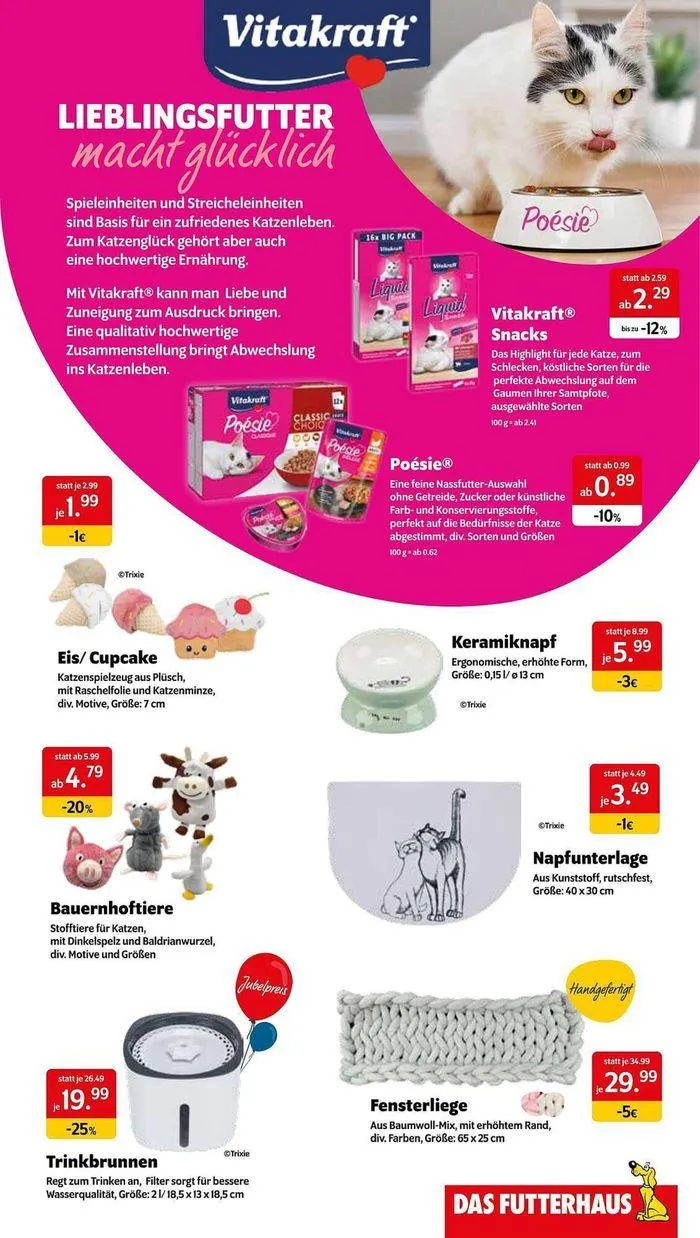 Das Futterhaus flugblatt von 26. Juli bis 9. August 2024 - Flugblätt seite  5