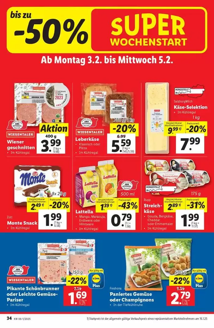 Tolles Angebot für alle Kunden von 30. Jänner bis 5. Februar 2025 - Flugblätt seite 38