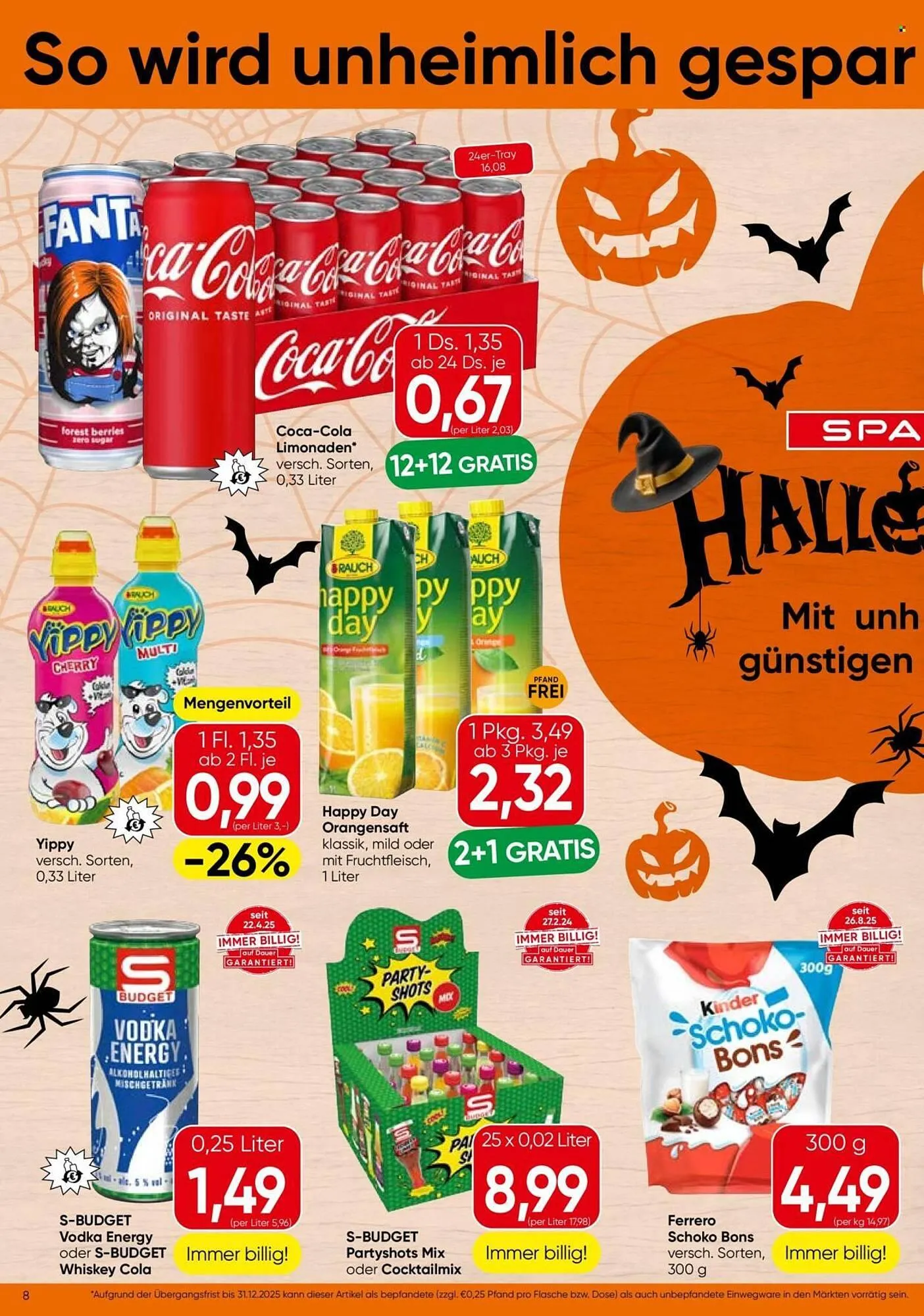 Eurospar Flugblatt von 23. Oktober bis 5. November 2025 - Flugblätt seite  8