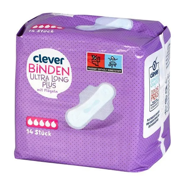 Clever Binden Ultra Long Plus mit Flügel