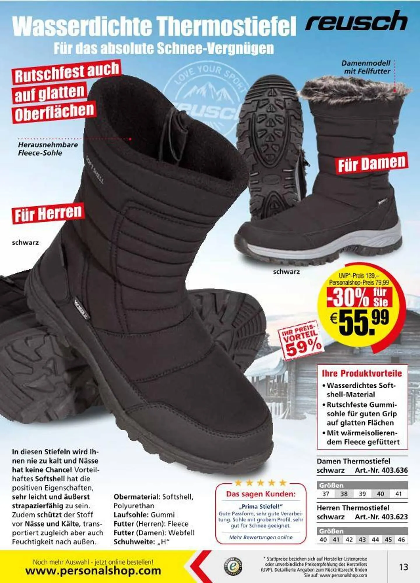 Personalshop Flugblatt von 1. November bis 30. November 2024 - Flugblätt seite  13