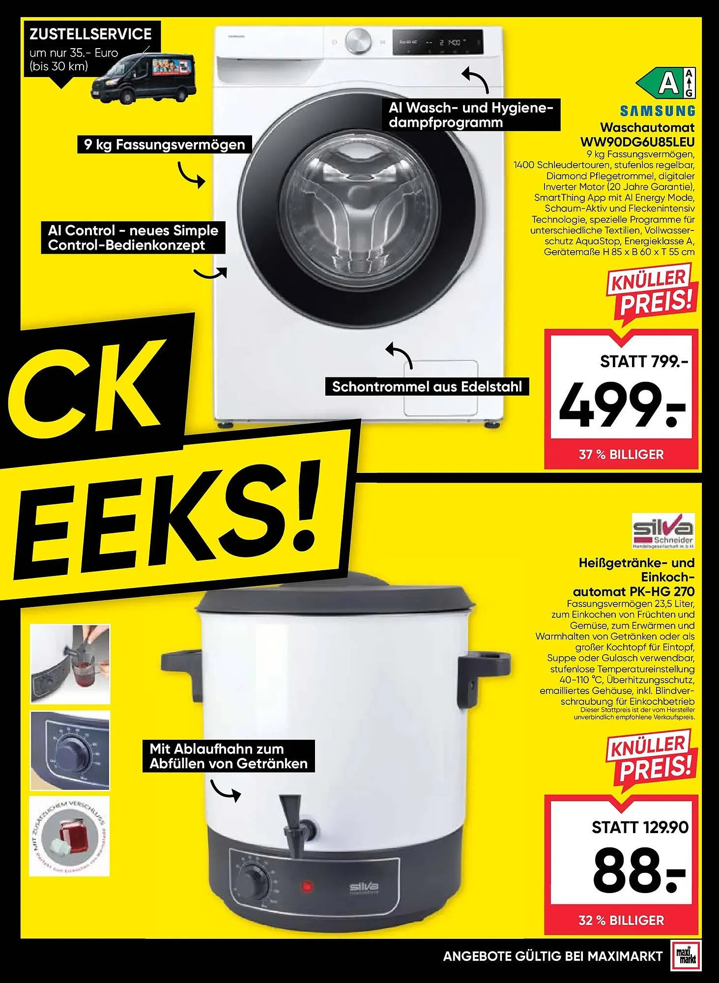 Maximarkt Flugblatt von 6. November bis 12. November 2025 - Flugblätt seite  3