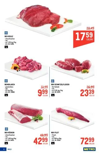 METRO Flugblatt Specials - Wild von 17. September bis 25. November 2026 - Flugblätt seite  6