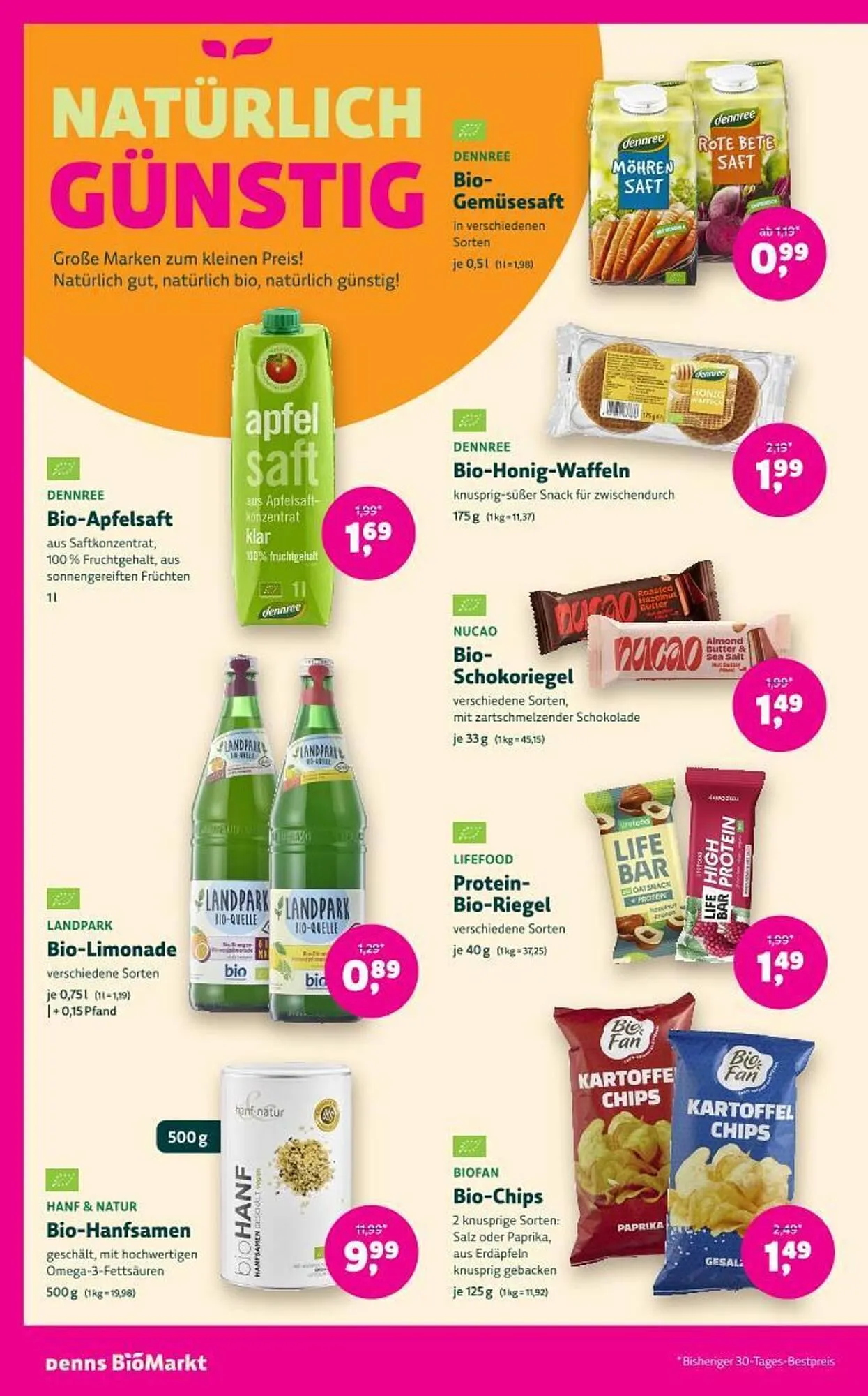 Denn's Biomarkt Flugblatt von 2. Jänner bis 13. Jänner 2026 - Flugblätt seite  14