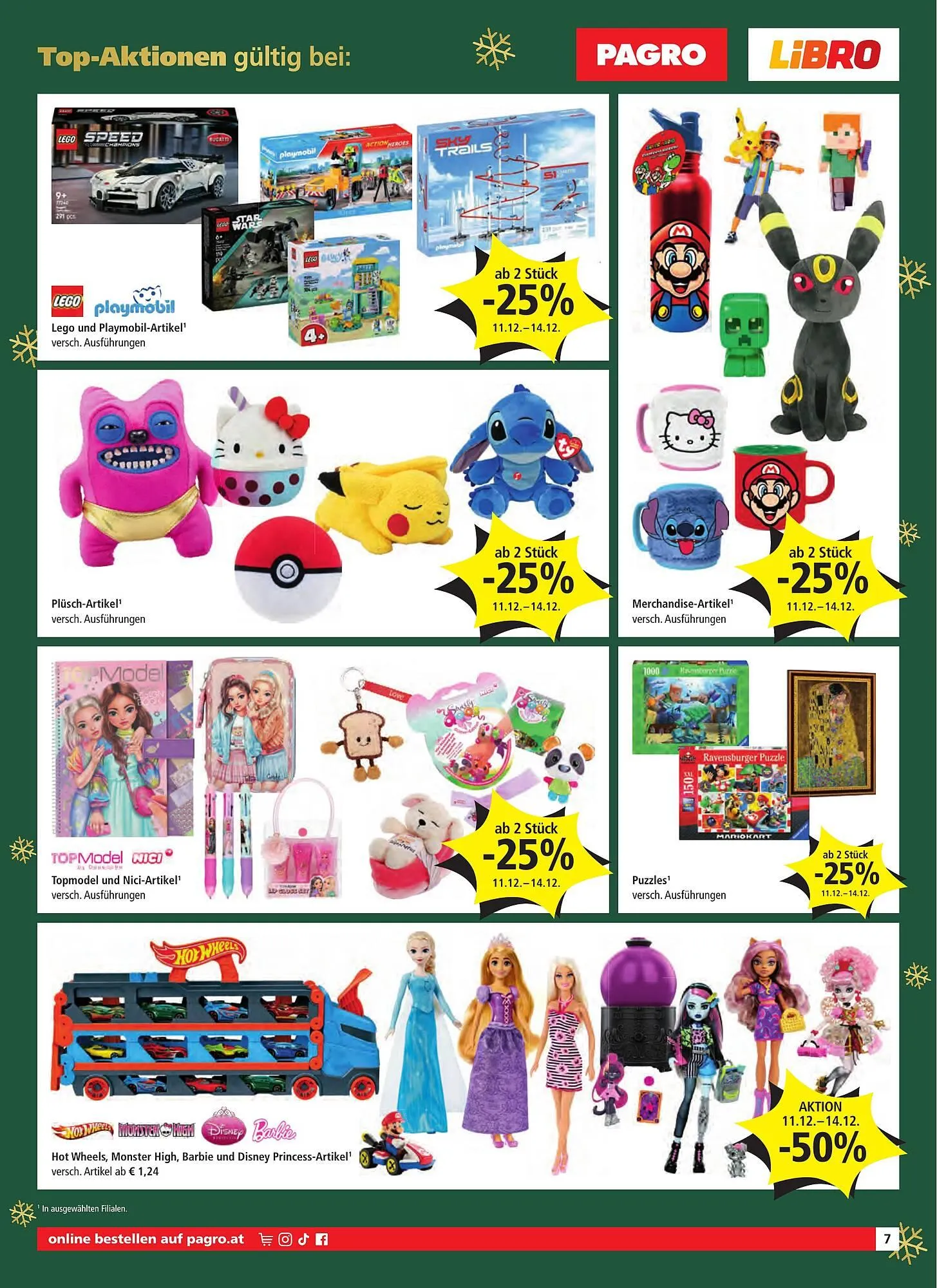 Pagro Diskont Flugblatt von 11. Dezember bis 24. Dezember 2025 - Flugblätt seite  7