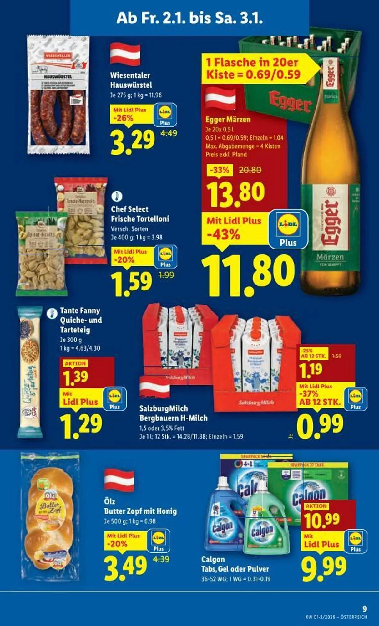 Lidl Flugblatt von 2. Jänner bis 7. Jänner 2026 - Flugblätt seite  12