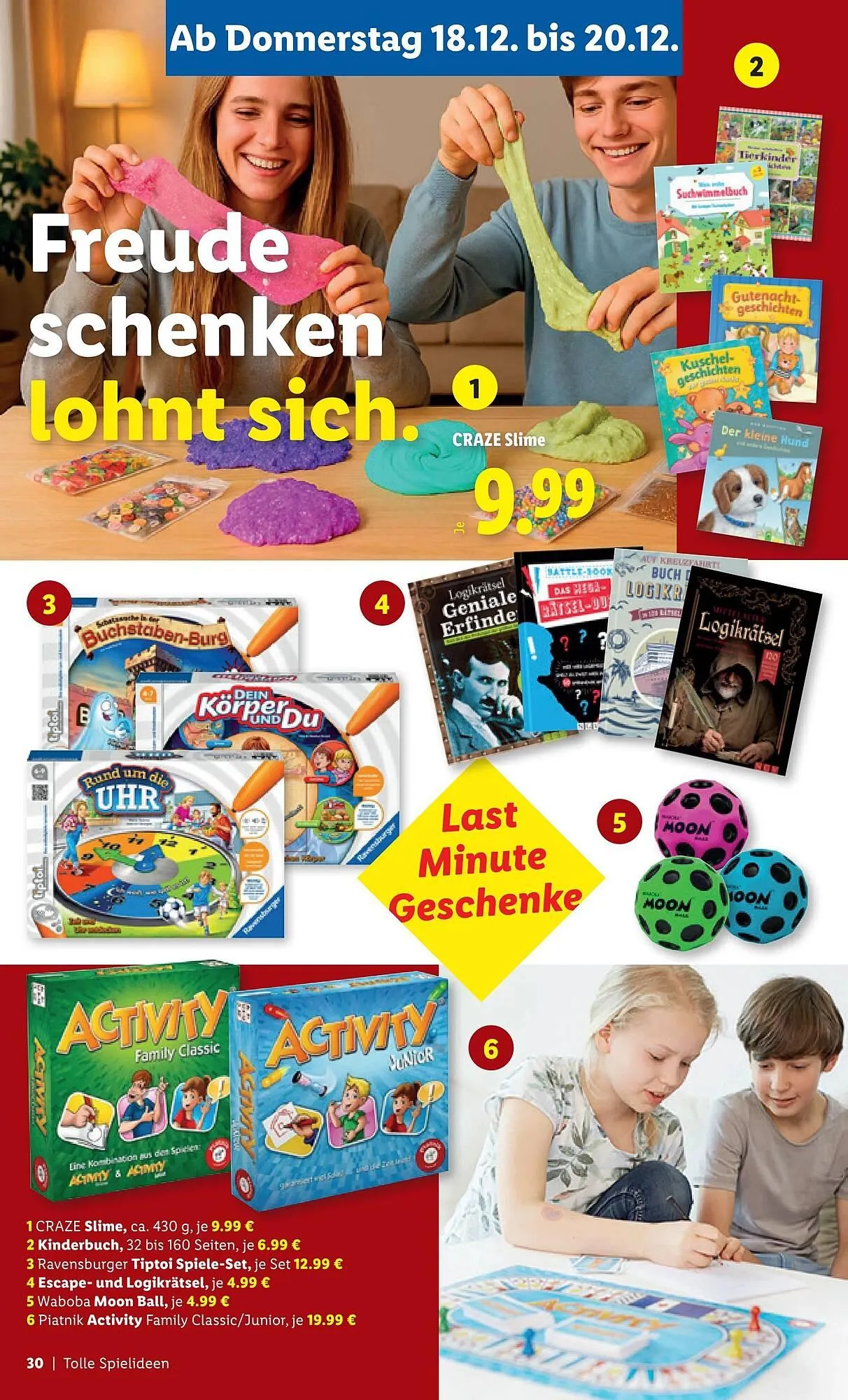 Lidl Flugblatt von 26. Oktober bis 21. Dezember 2025 - Flugblätt seite  30