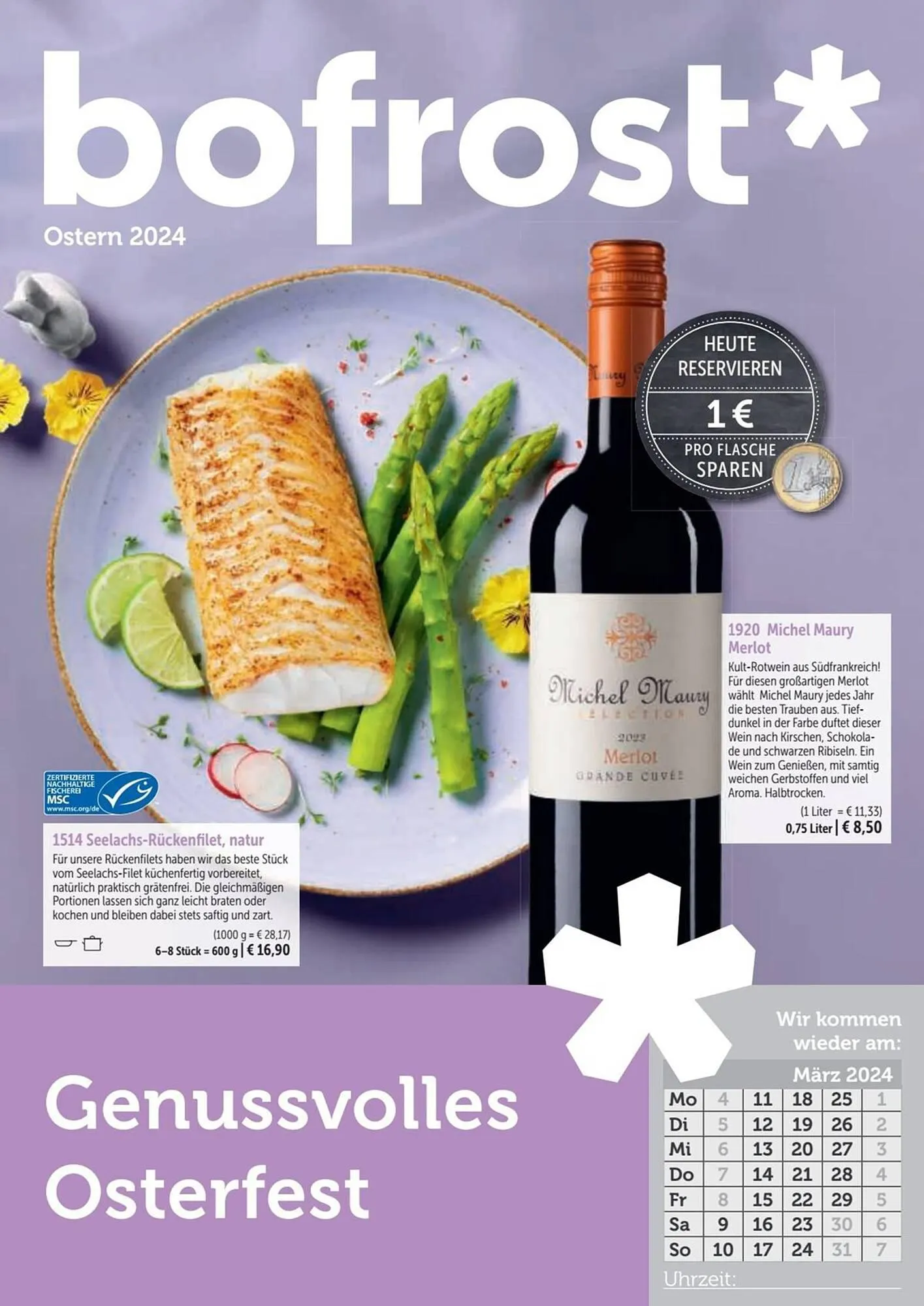 Bofrost Flugblatt von 6. März bis 7. April 2024 - Flugblätt seite  