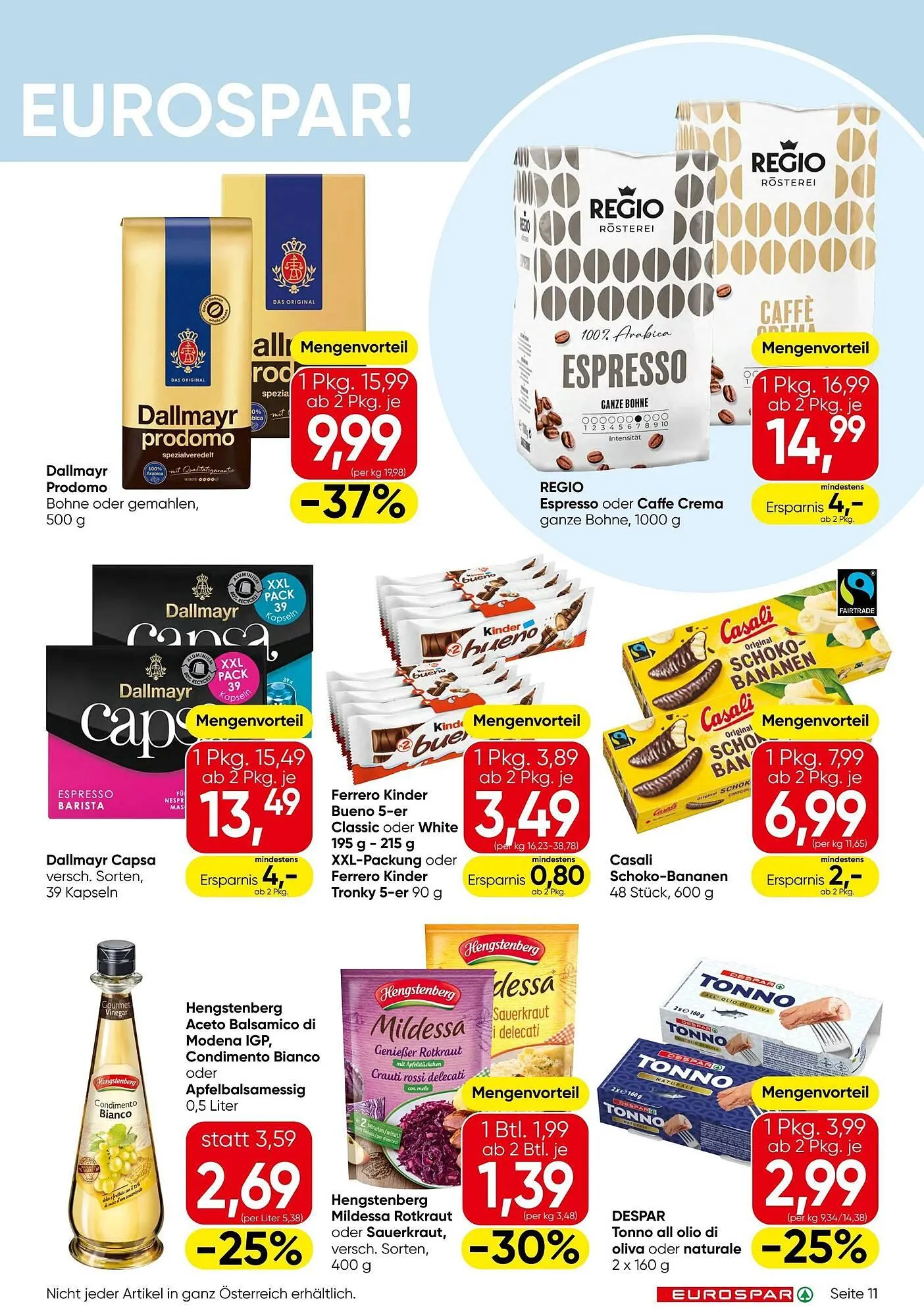 Eurospar Flugblatt von 26. Februar bis 11. März 2026 - Flugblätt seite  11