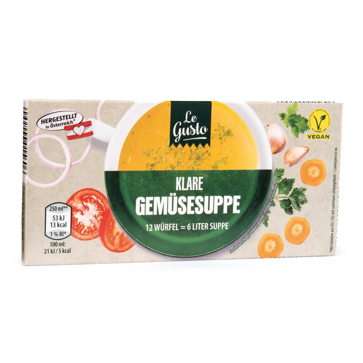 LE GUSTO Suppenwürfel vegan, Gemüse