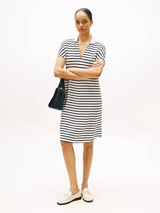 Fit-and-Flare Mini-Polokleid