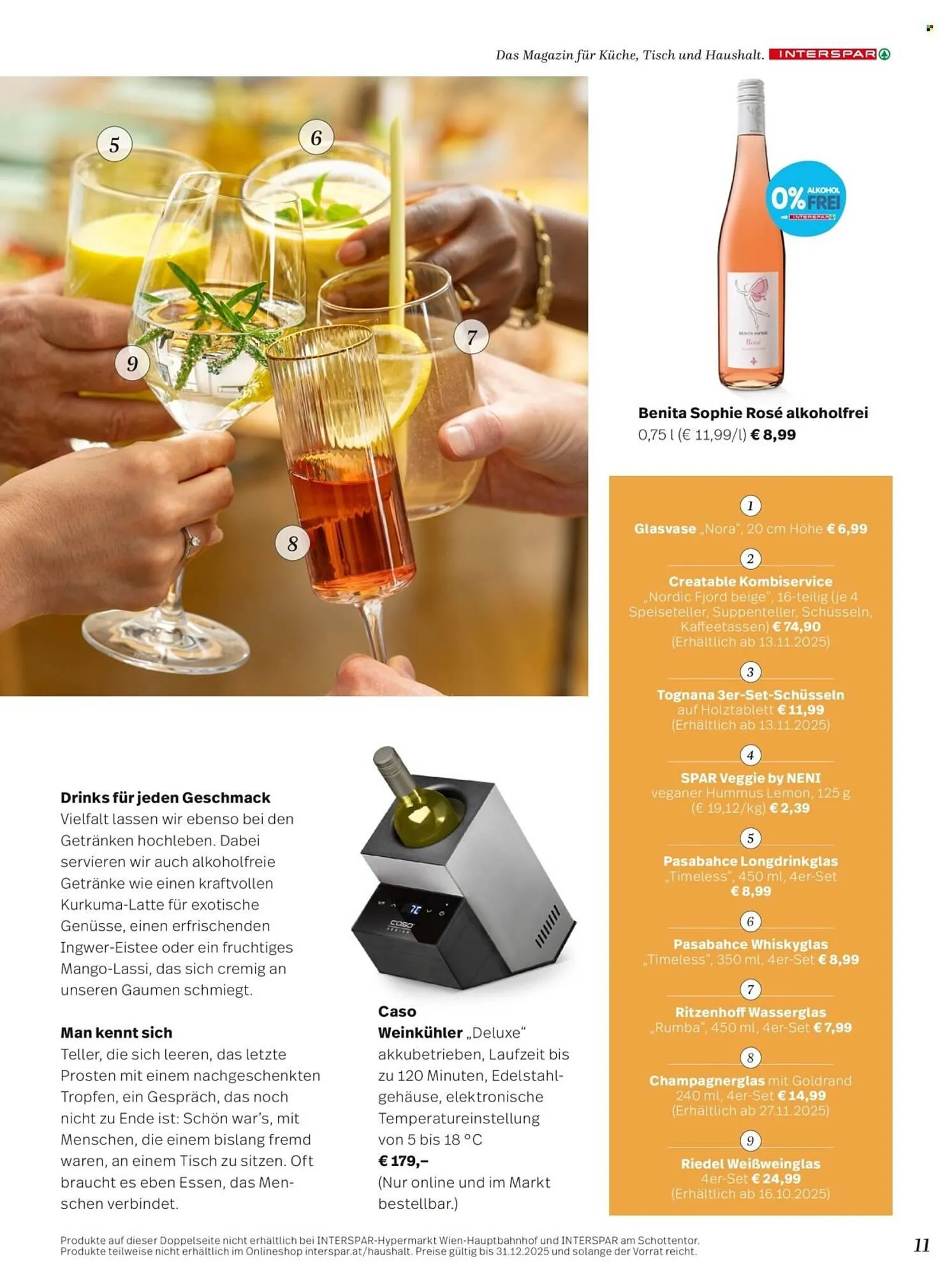 Interspar Flugblatt von 29. September bis 31. Dezember 2025 - Flugblätt seite  11