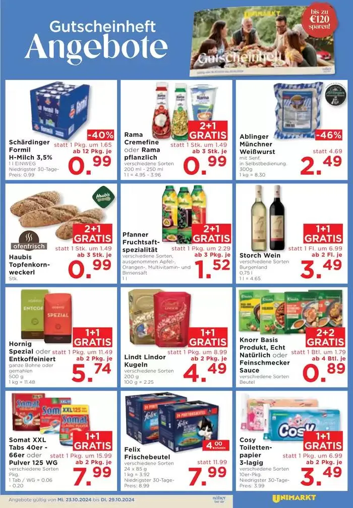 Aktuelle Sonderaktionen von 23. Oktober bis 29. Oktober 2024 - Flugblätt seite 3