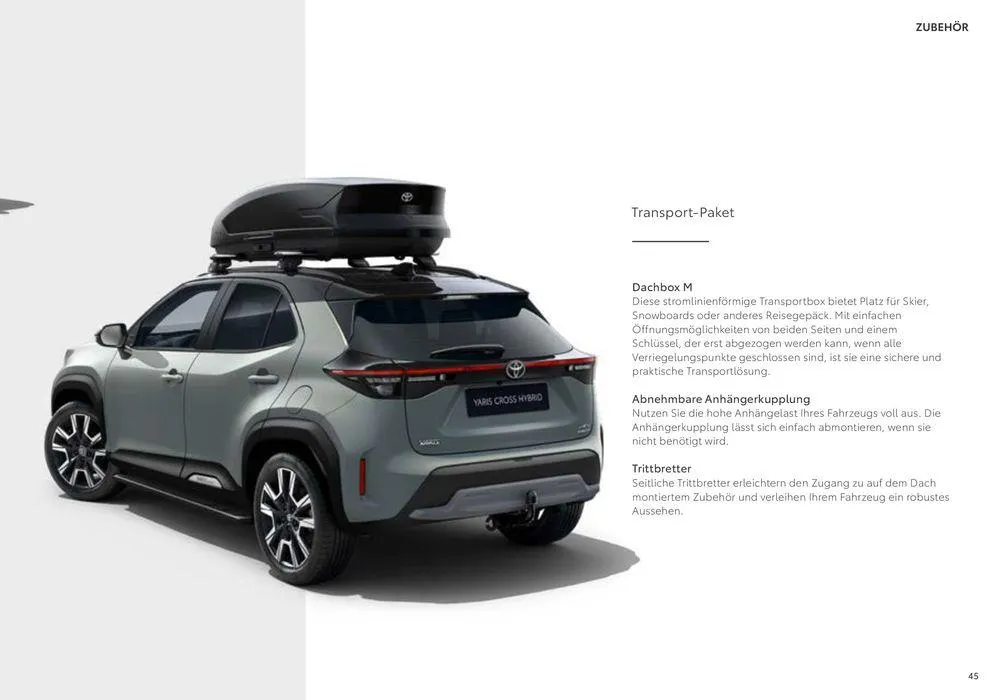 Toyota Yaris Cross von 19. Juli bis 19. Juli 2025 - Flugblätt seite  45