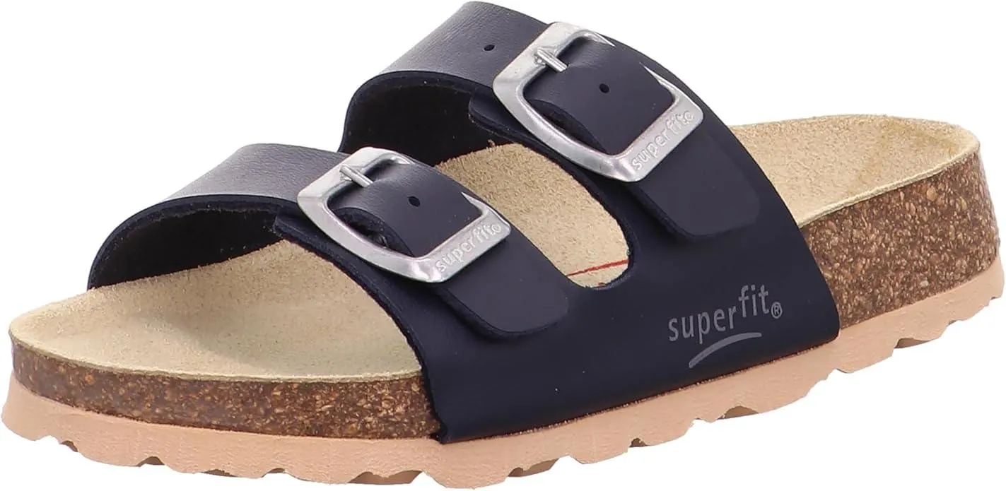 Superfit Jungen Mädchen Fussbettpantoffel Pantoffeln