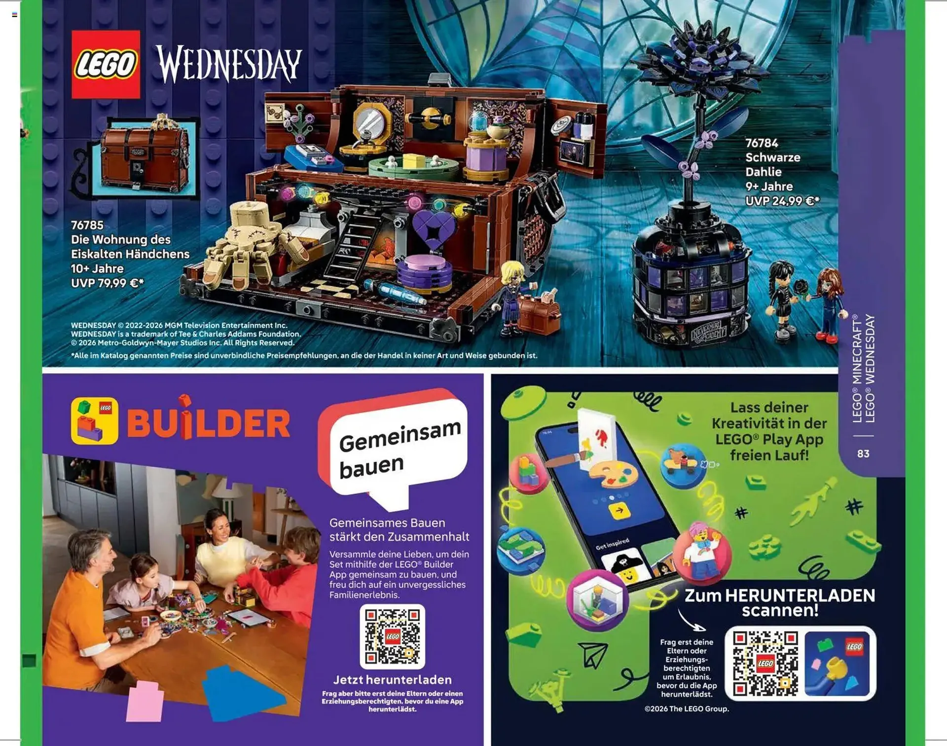 Lego Flugblatt von 5. Jänner bis 30. Juni 2026 - Flugblätt seite  83