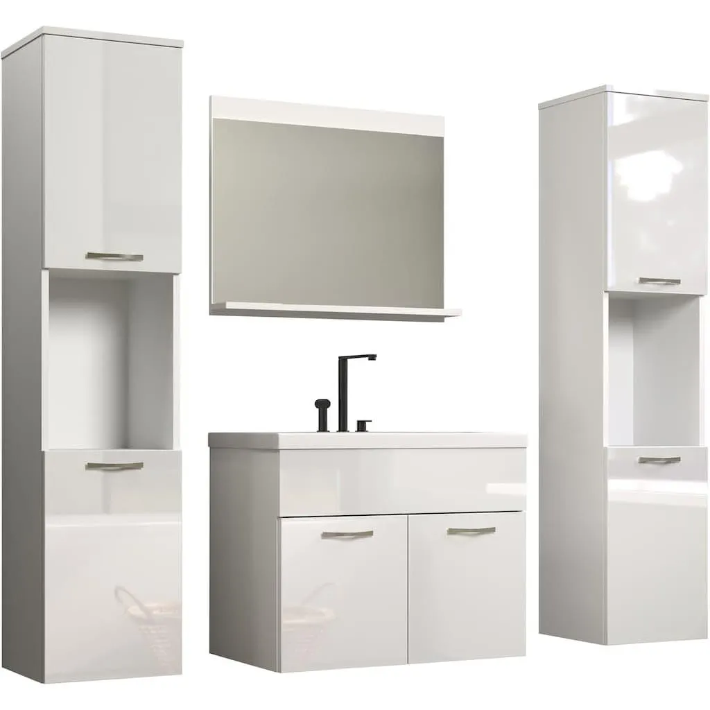 welltime Badezimmer-Set »Kuba« Komplett-Set, 4 Stk. tlg.