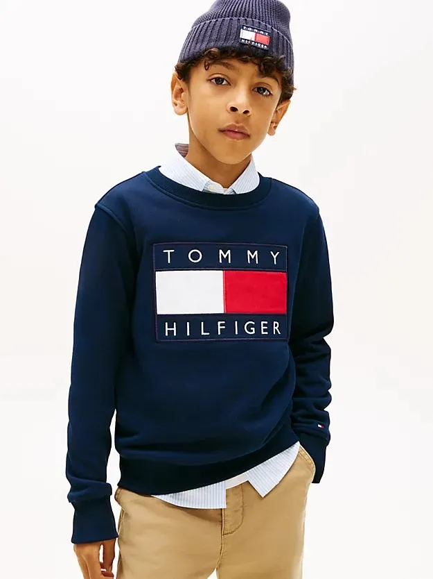 Heritage Sweatshirt mit Flag-Applikation