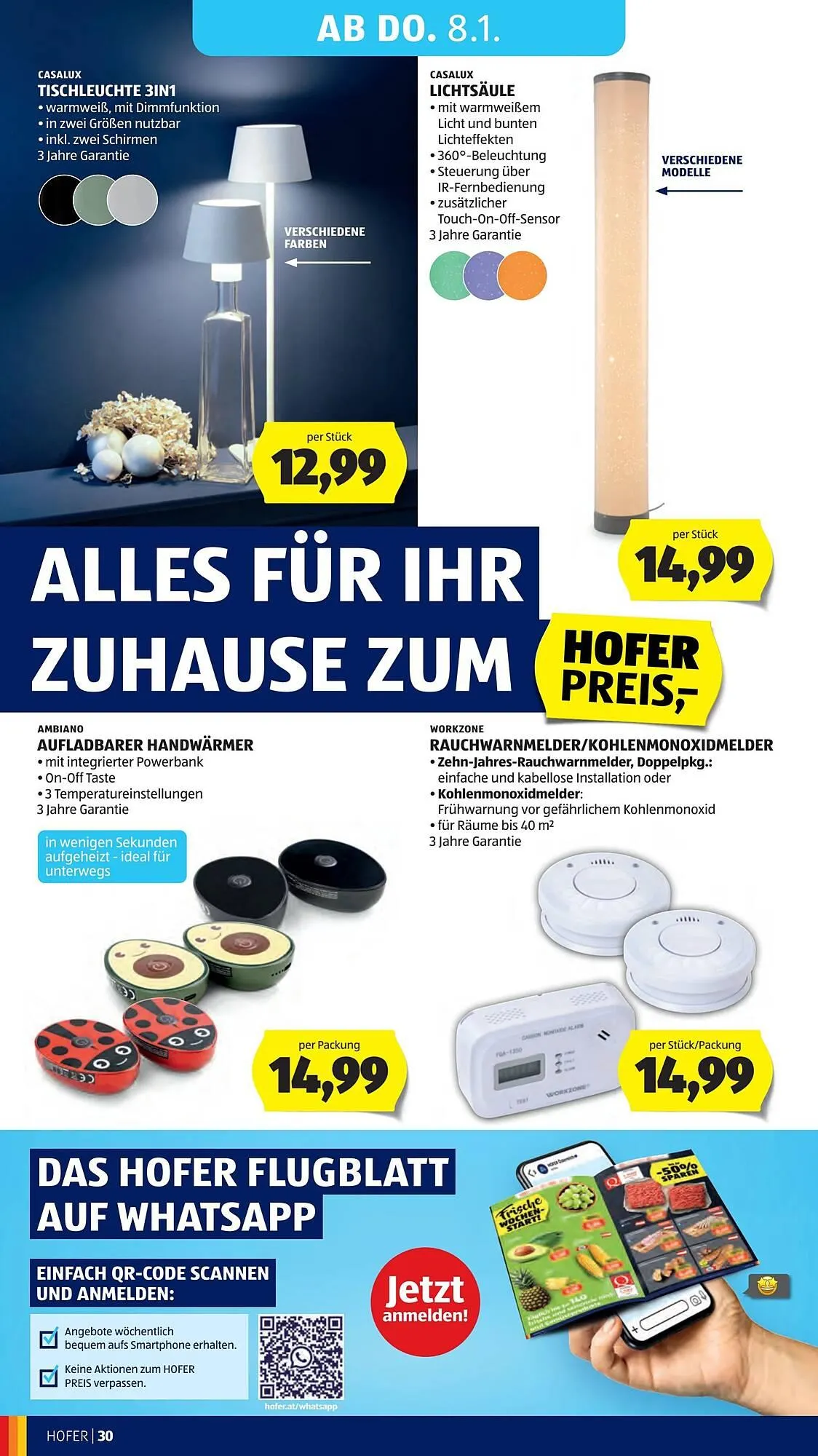 Hofer Flugblatt von 2. Jänner bis 9. Jänner 2026 - Flugblätt seite 34