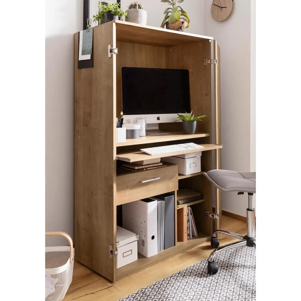 VOGL Möbelfabrik PC-Schrank »Nick«, Sekretär, Maße 80x50x138 cm, Made in Germany