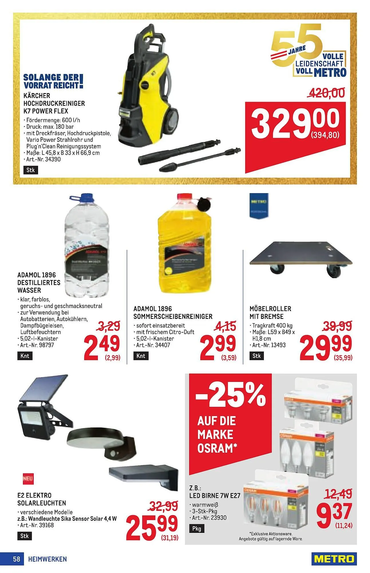 Metro Flugblatt von 16. April bis 29. April 2026 - Flugblätt seite  58