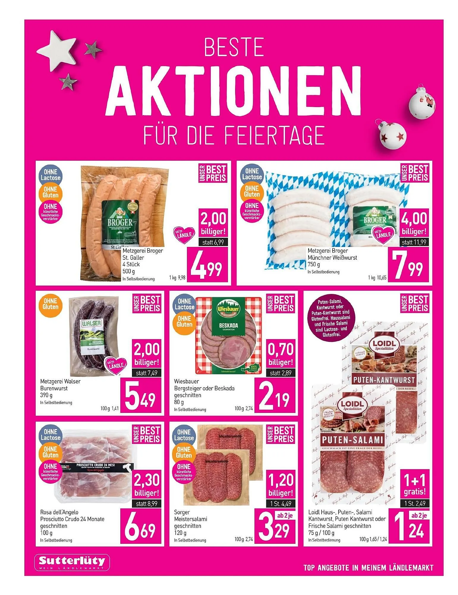 Sutterlüty Flugblatt von 4. Dezember bis 10. Dezember 2025 - Flugblätt seite  8