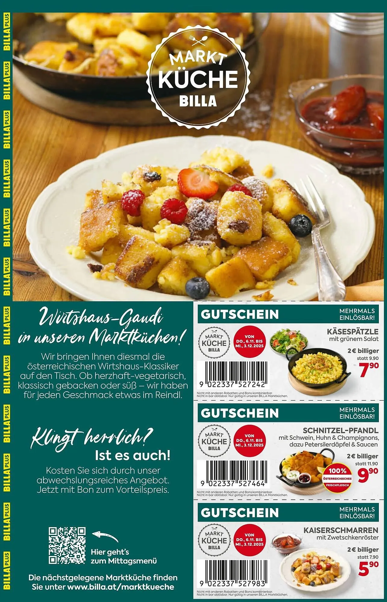 Billa Flugblatt von 6. November bis 3. Dezember 2025 - Flugblätt seite 4