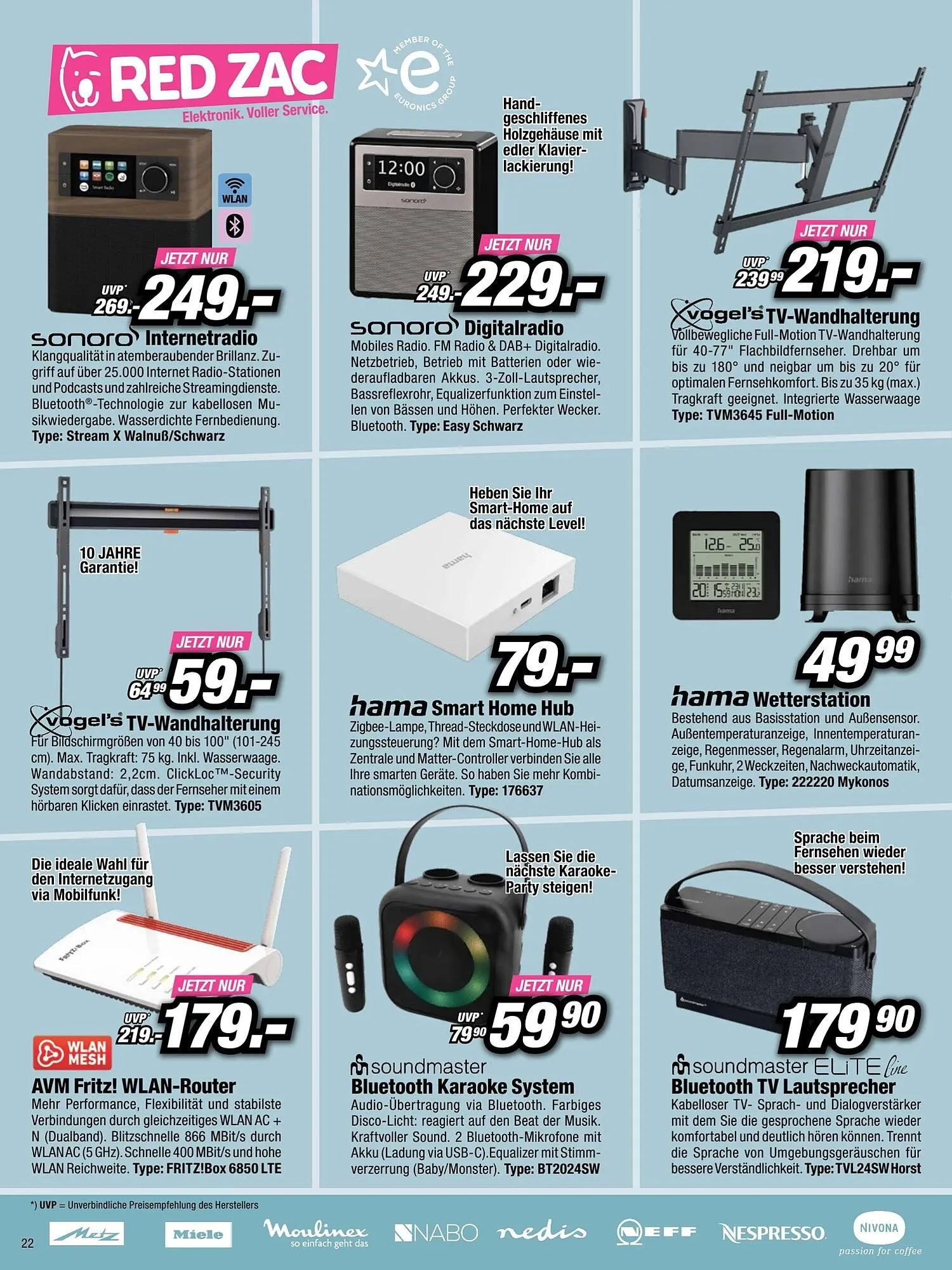 Red Zac Flugblatt von 24. November bis 12. Dezember 2024 - Flugblätt seite 22